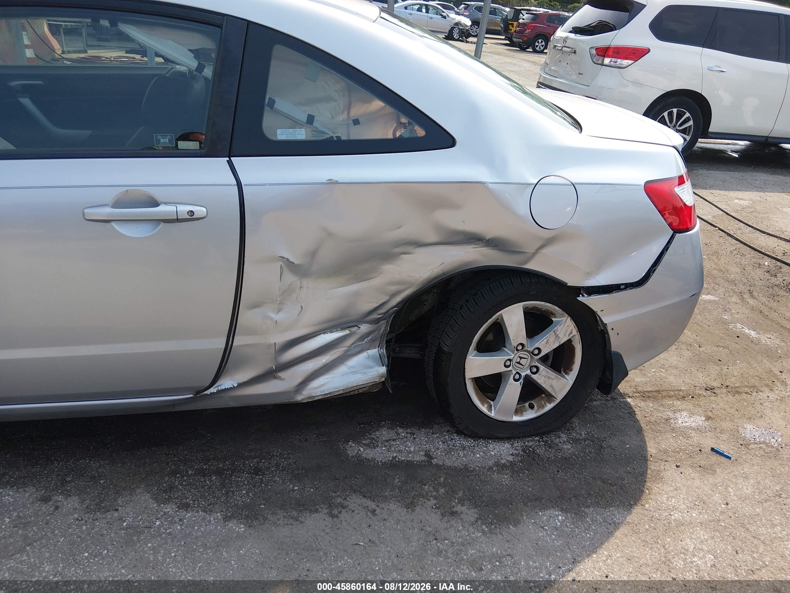 2008 Honda Civic Ex-l Silver vin: 2HGFG12928H501407