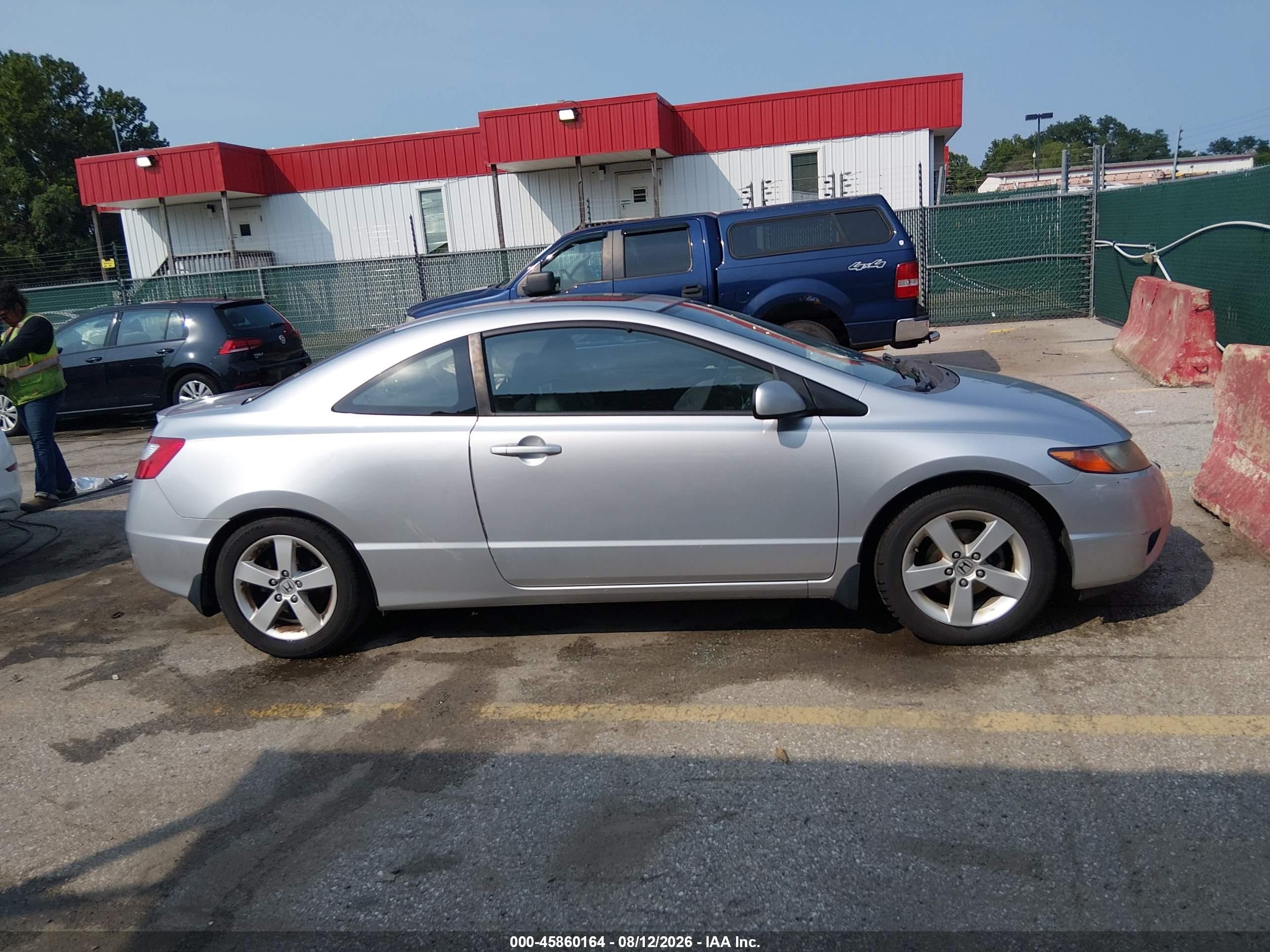 2008 Honda Civic Ex-l Silver vin: 2HGFG12928H501407