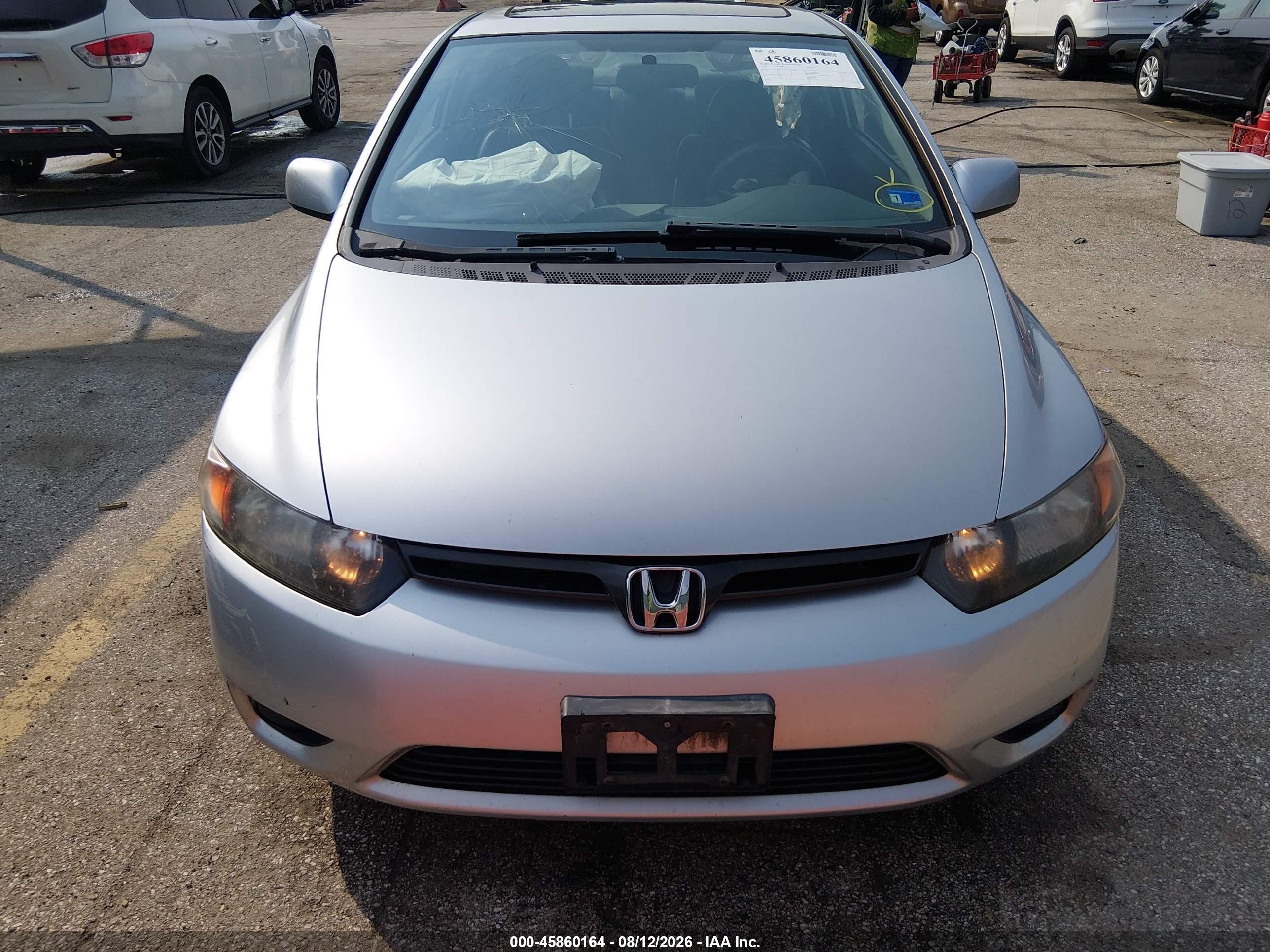 2008 Honda Civic Ex-l Silver vin: 2HGFG12928H501407
