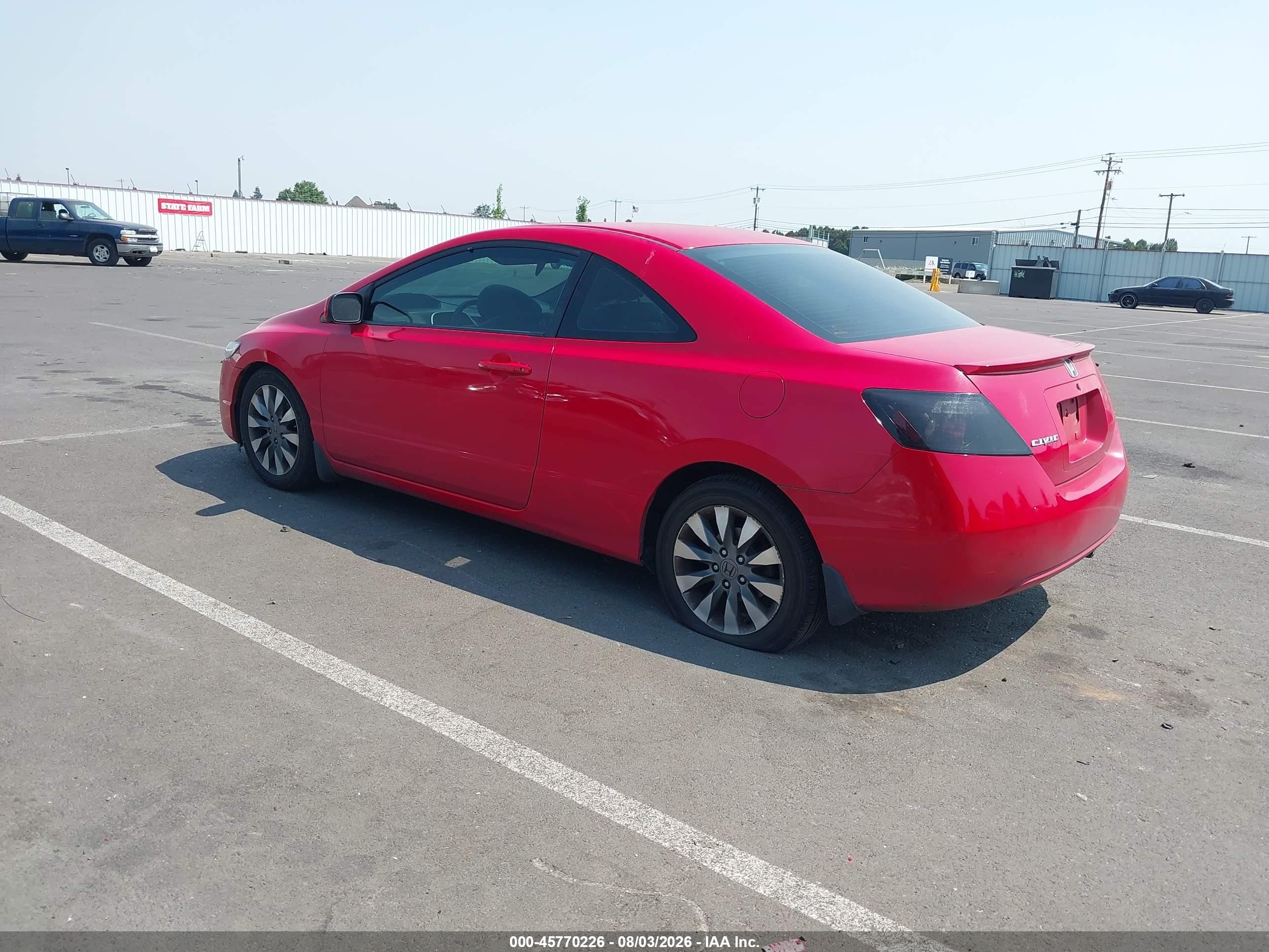2009 Honda Civic Ex-l Red vin: 2HGFG12929H531556