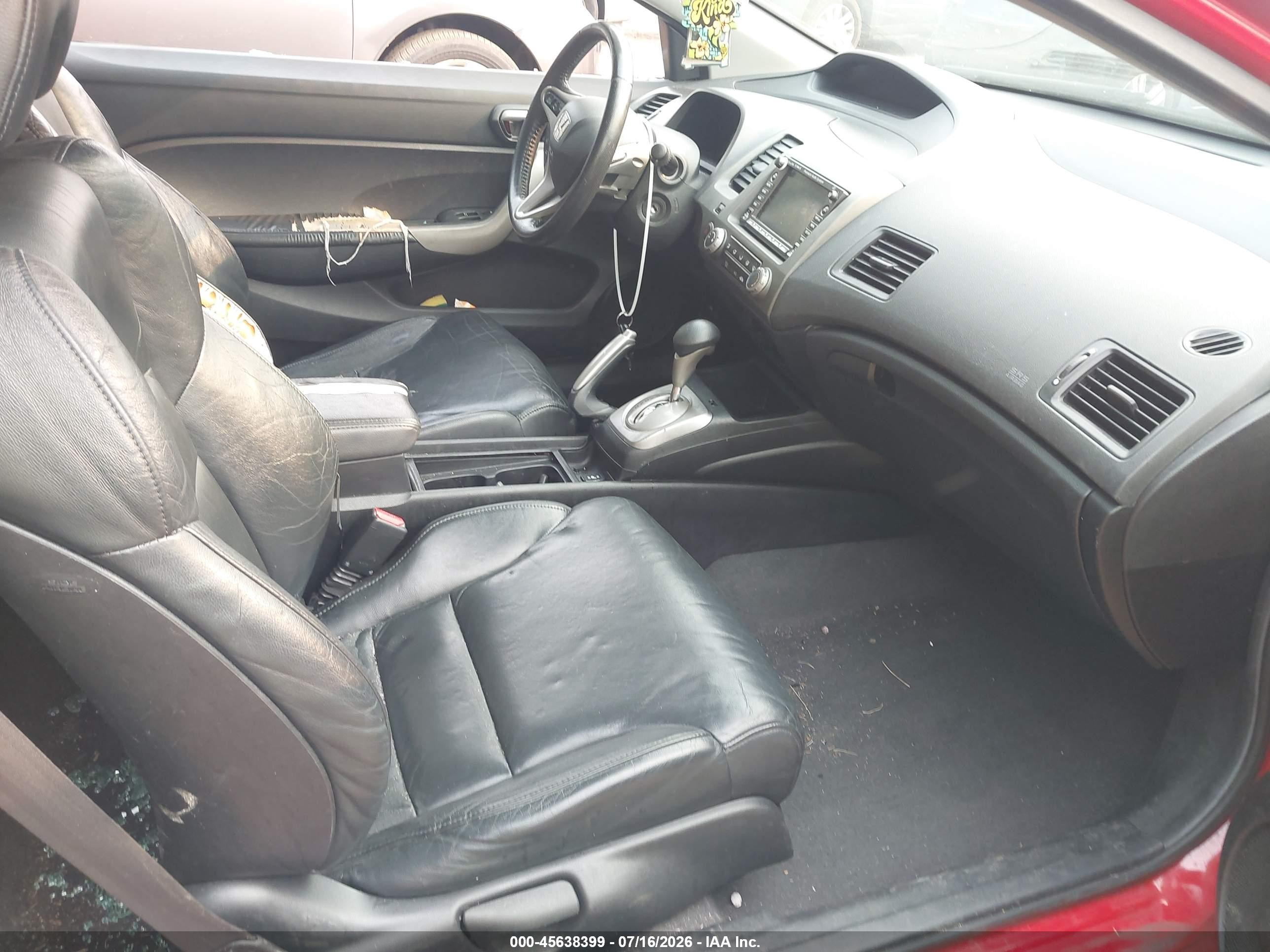 2008 Honda Civic Ex-l Red vin: 2HGFG12938H503313