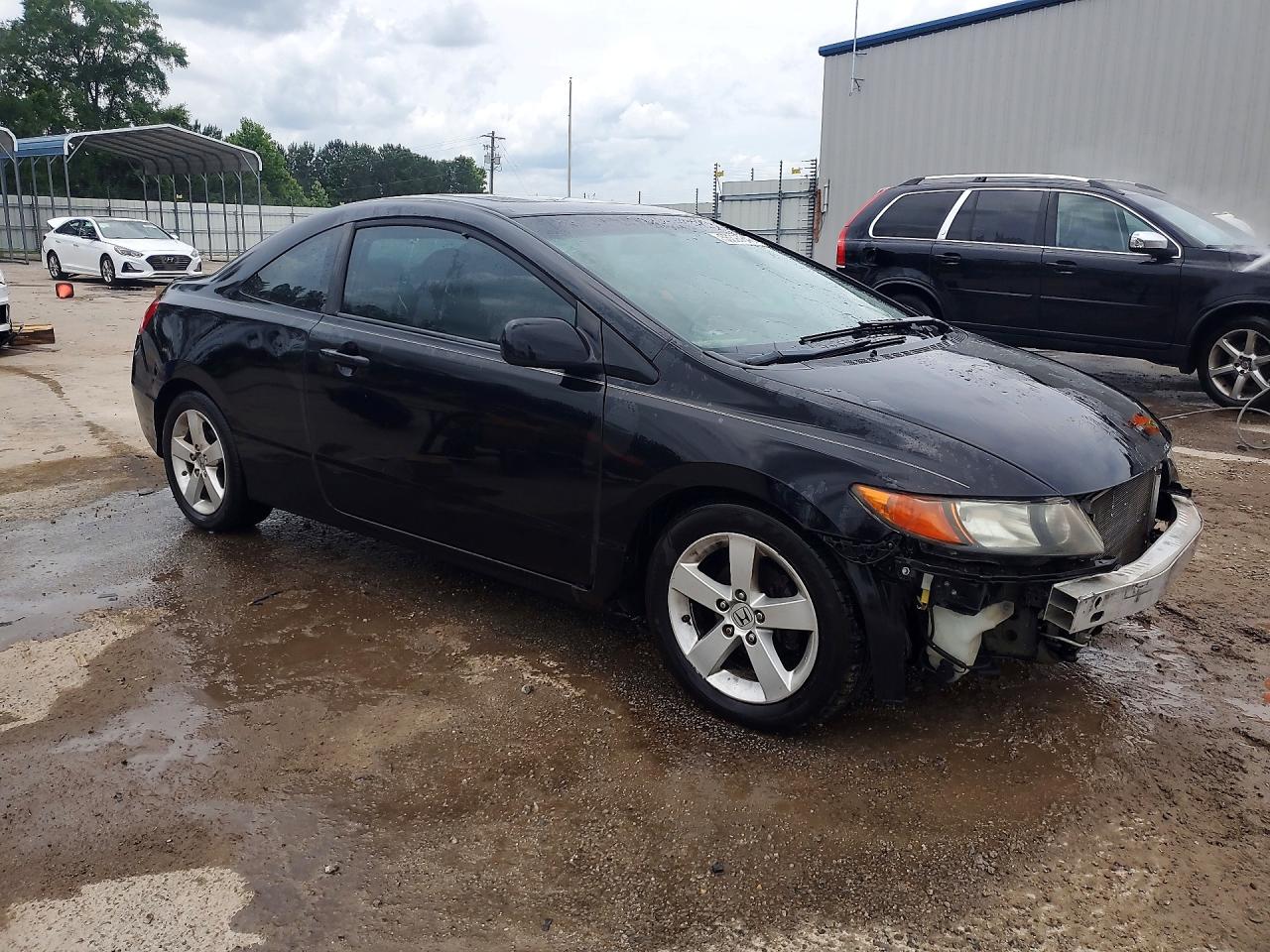 2008 Honda Civic Exl Black vin: 2HGFG12938H504297