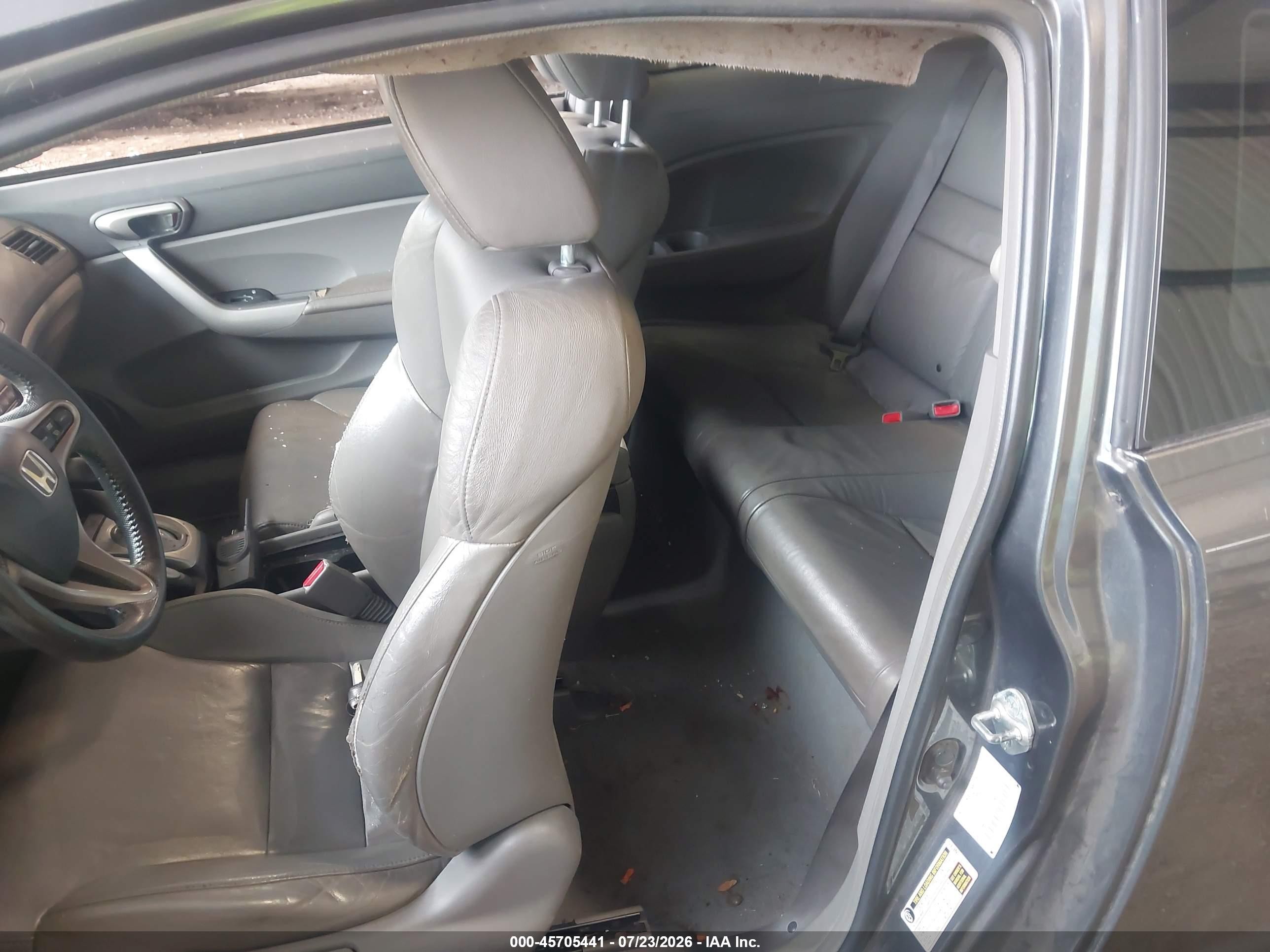 2009 Honda Civic Ex-l Gray vin: 2HGFG12939H509579