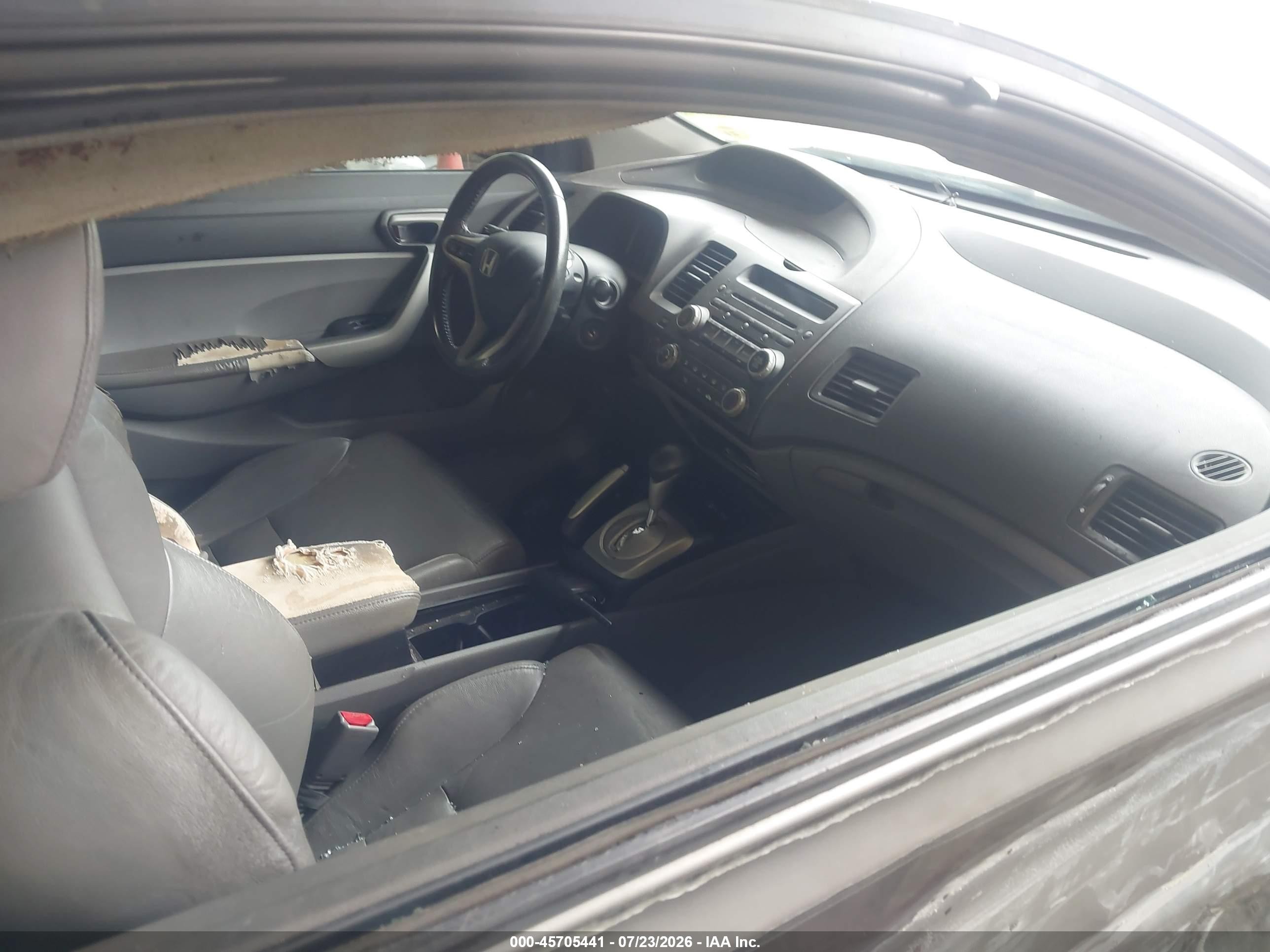 2009 Honda Civic Ex-l Gray vin: 2HGFG12939H509579