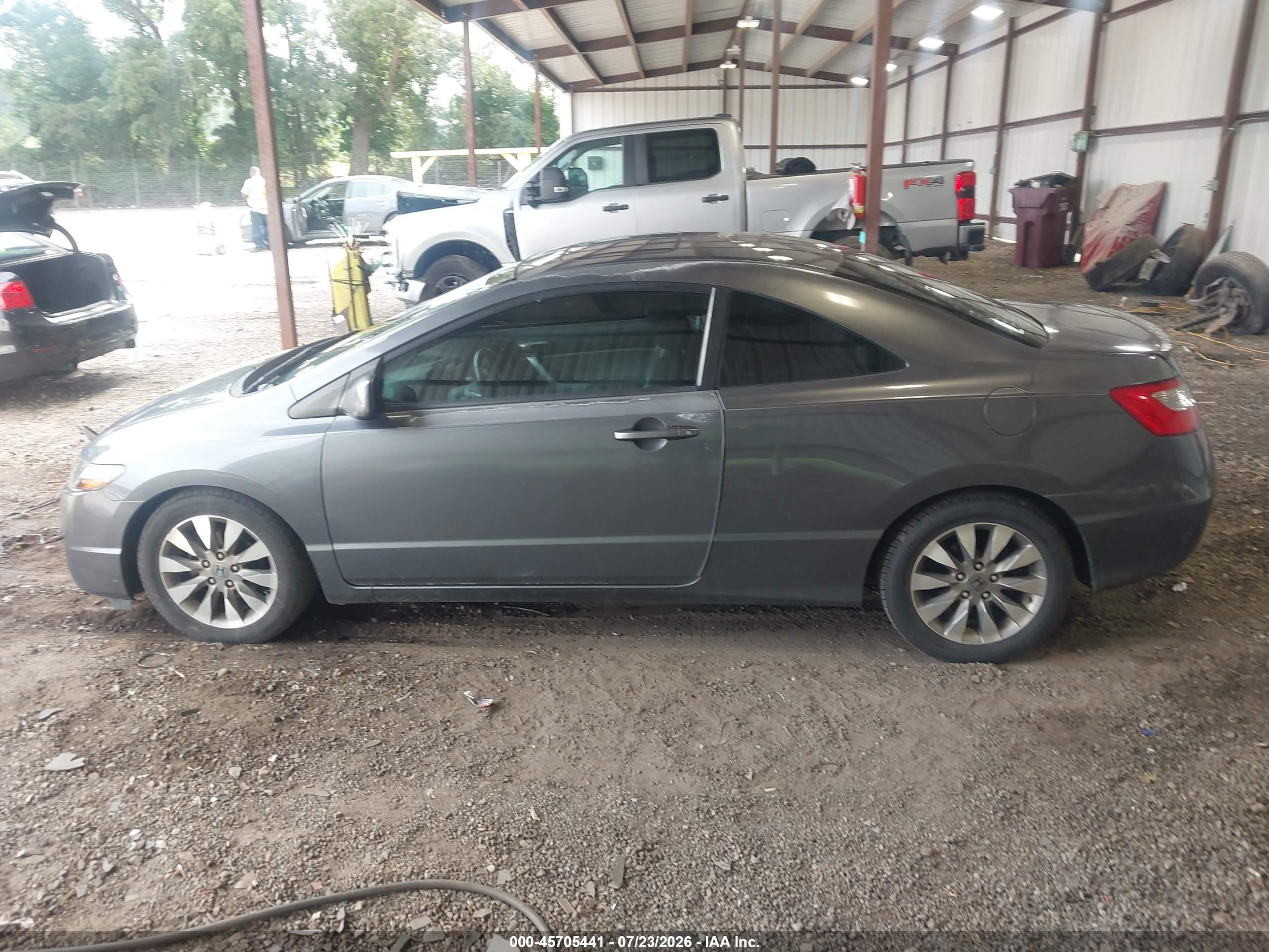 2009 Honda Civic Ex-l Gray vin: 2HGFG12939H509579