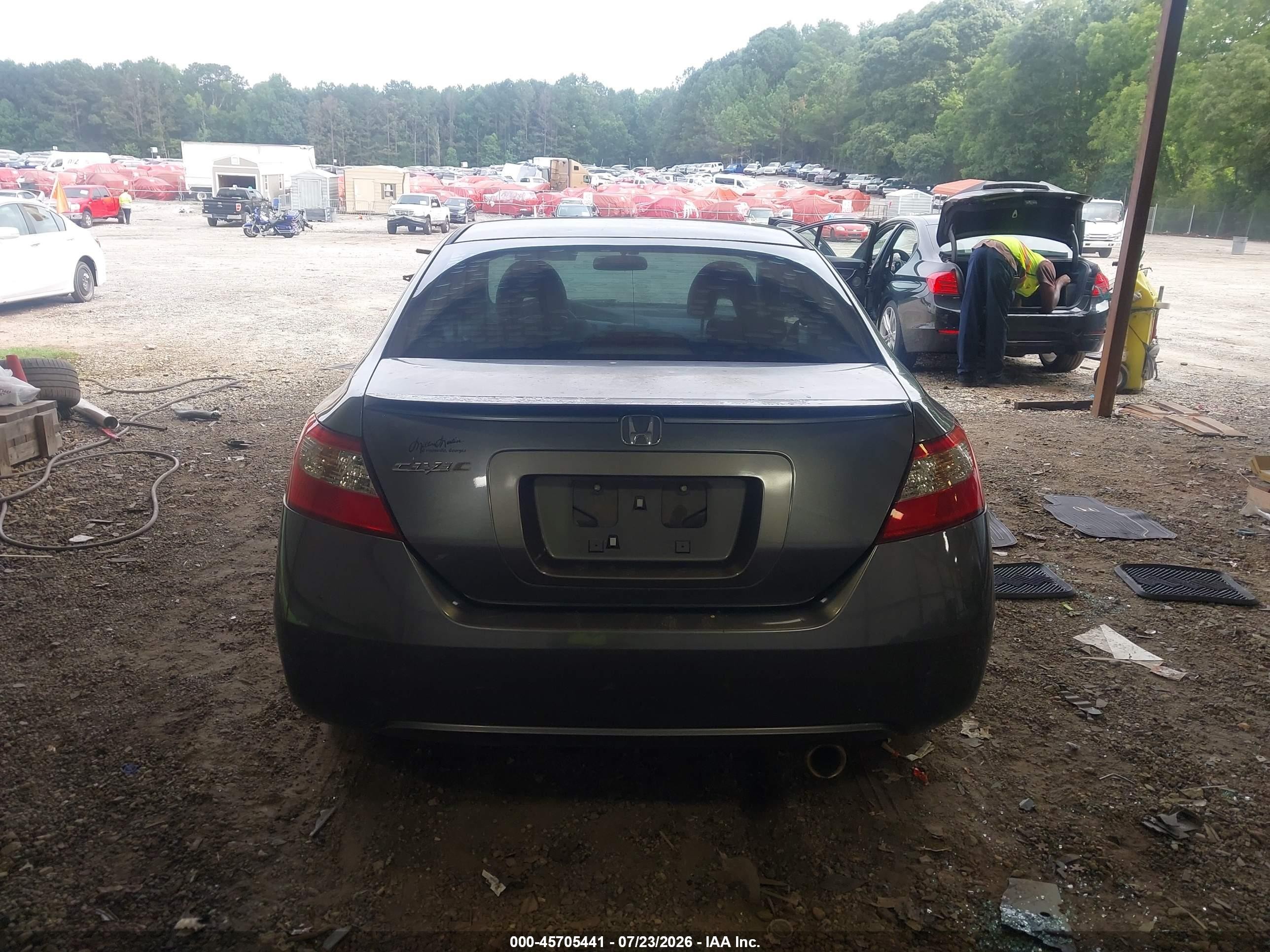 2009 Honda Civic Ex-l Gray vin: 2HGFG12939H509579