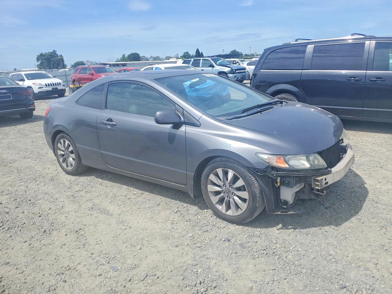2009 Honda Civic Exl Gray vin: 2HGFG12939H510246