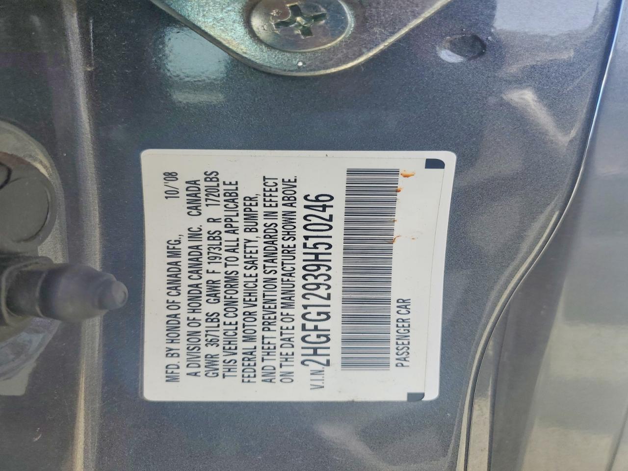 2009 Honda Civic Exl Gray vin: 2HGFG12939H510246
