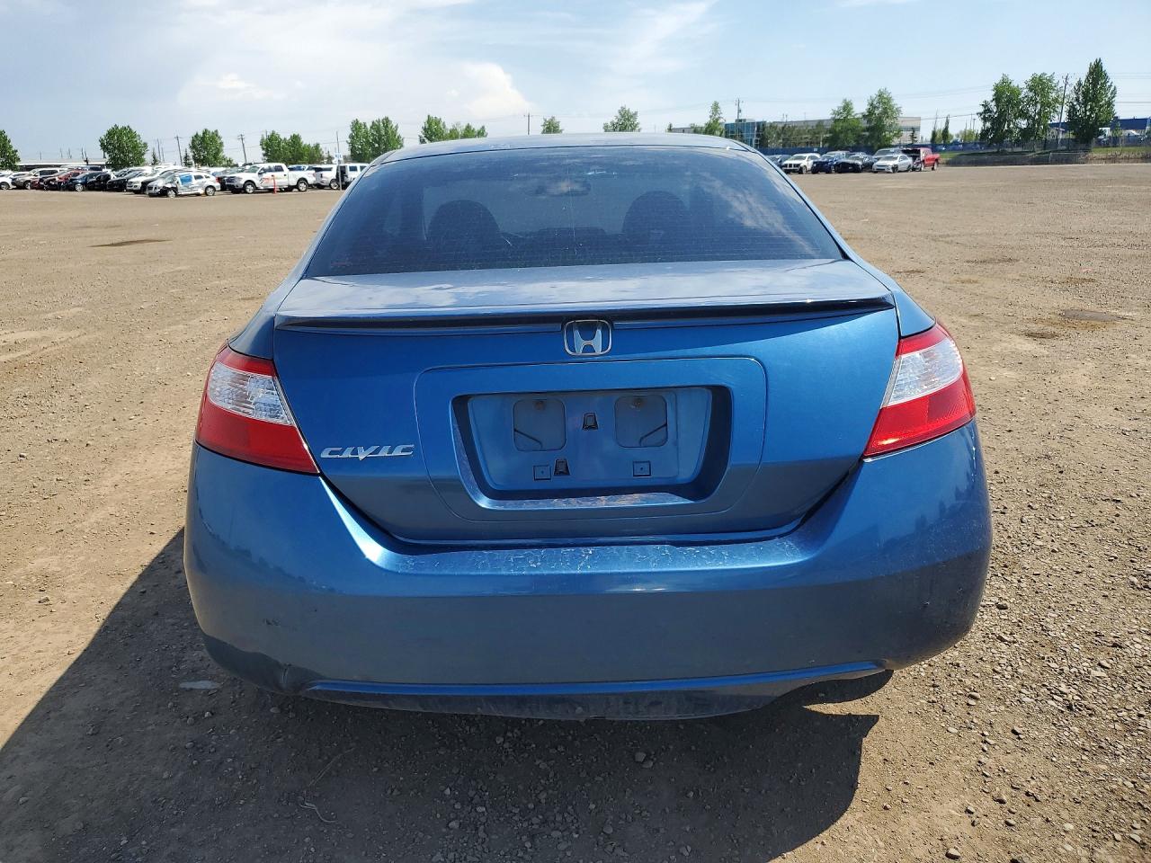 2008 Honda Civic Exl Blue vin: 2HGFG12948H001670