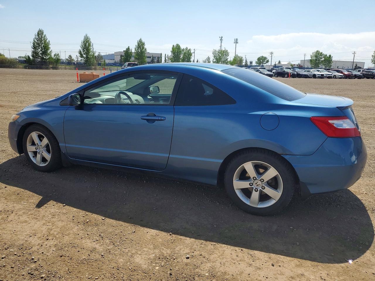2008 Honda Civic Exl Blue vin: 2HGFG12948H001670