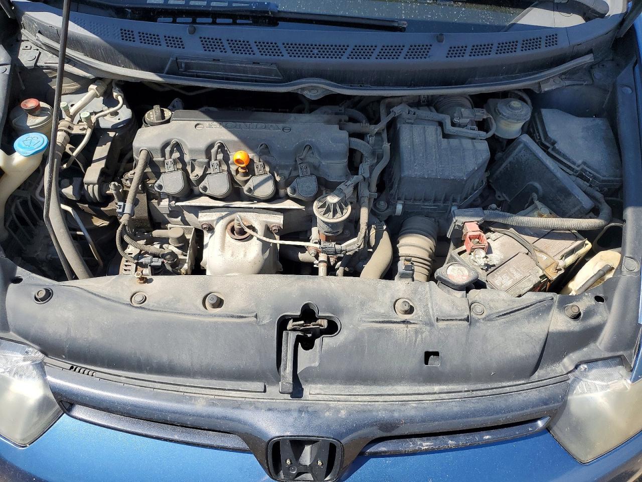 2008 Honda Civic Exl Blue vin: 2HGFG12948H001670