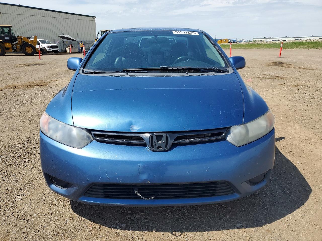 2008 Honda Civic Exl Blue vin: 2HGFG12948H001670