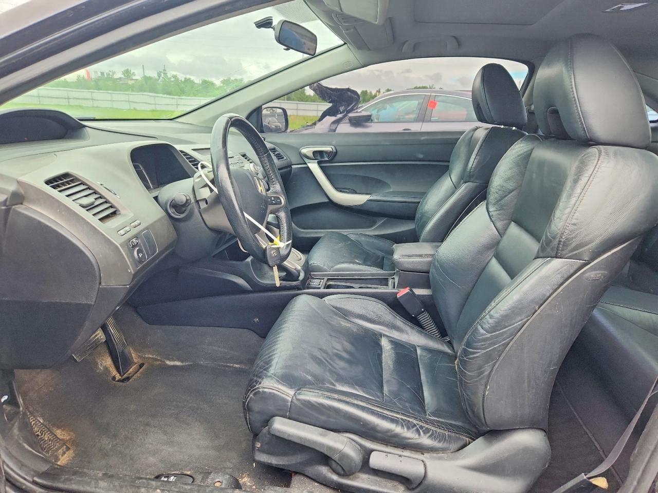 2008 Honda Civic Exl Black vin: 2HGFG12948H001782