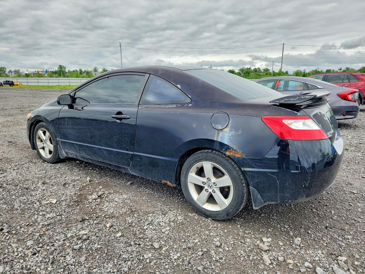 2008 Honda Civic Exl Black vin: 2HGFG12948H001782