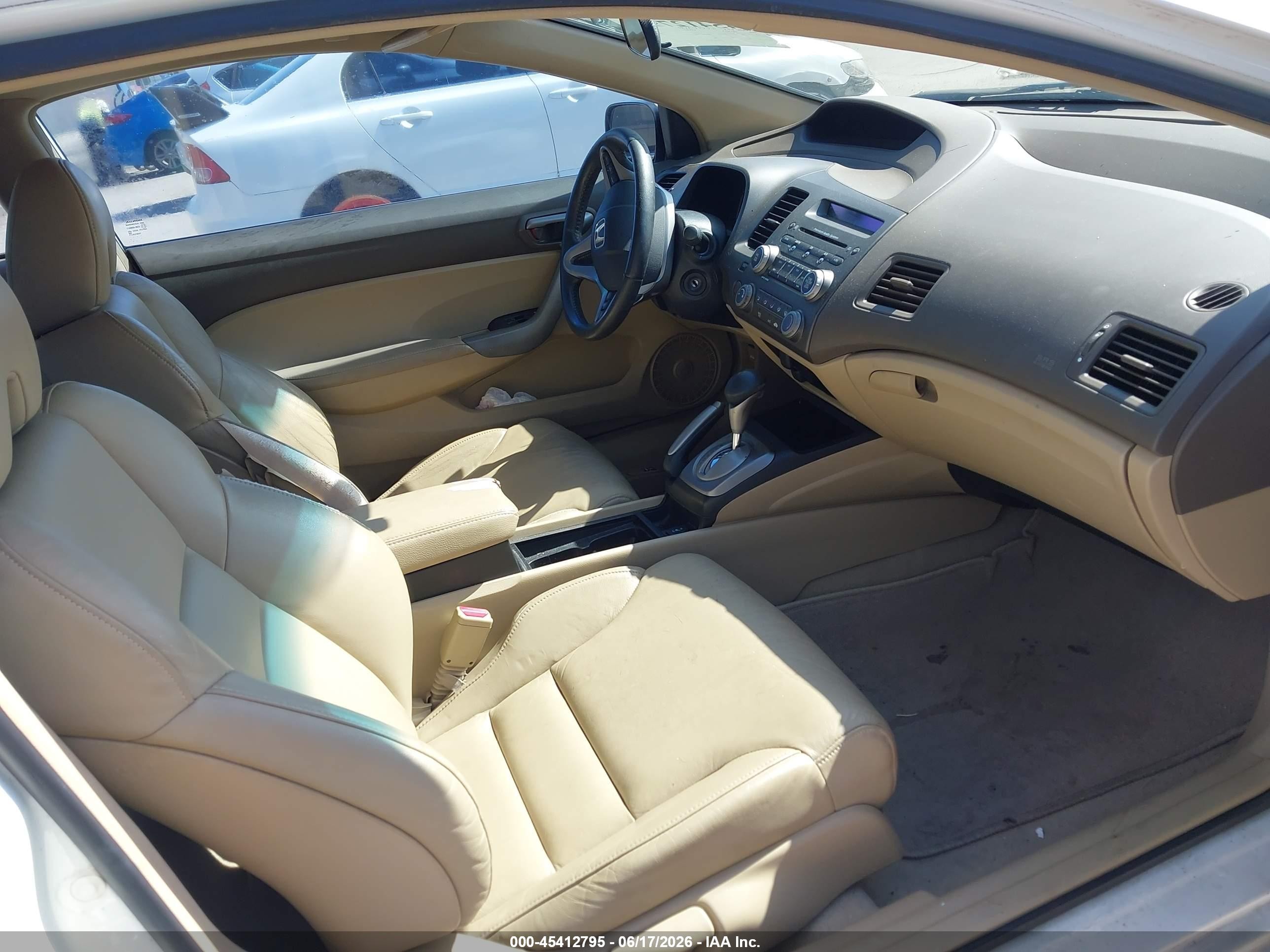 2008 Honda Civic Ex-l White vin: 2HGFG12948H518743