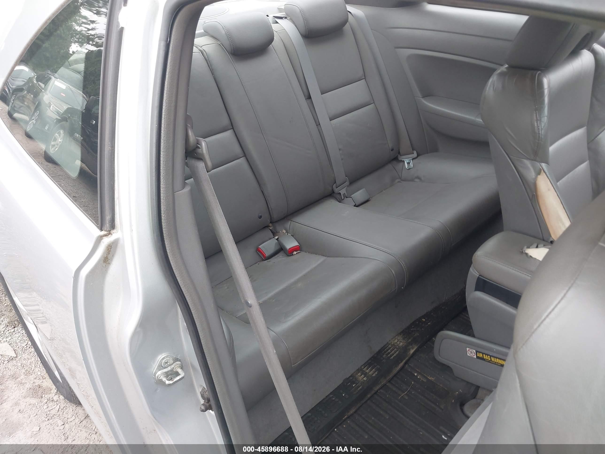 2008 Honda Civic Ex-l Silver vin: 2HGFG12948H527345