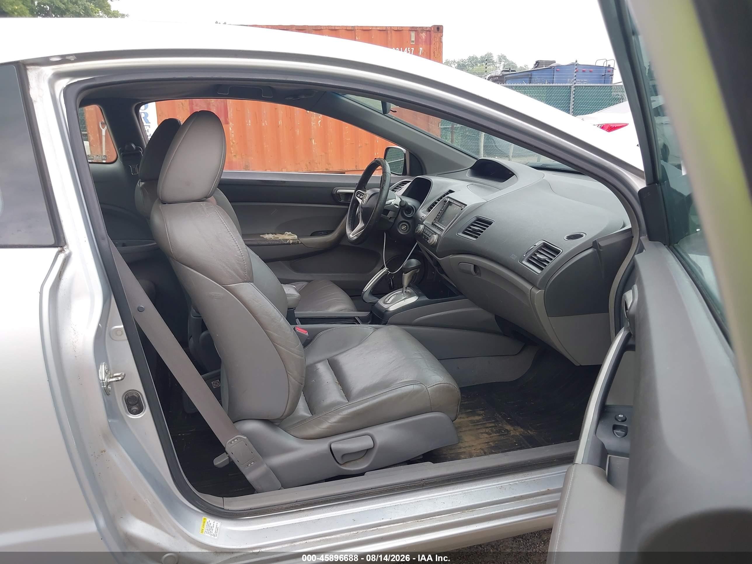 2008 Honda Civic Ex-l Silver vin: 2HGFG12948H527345