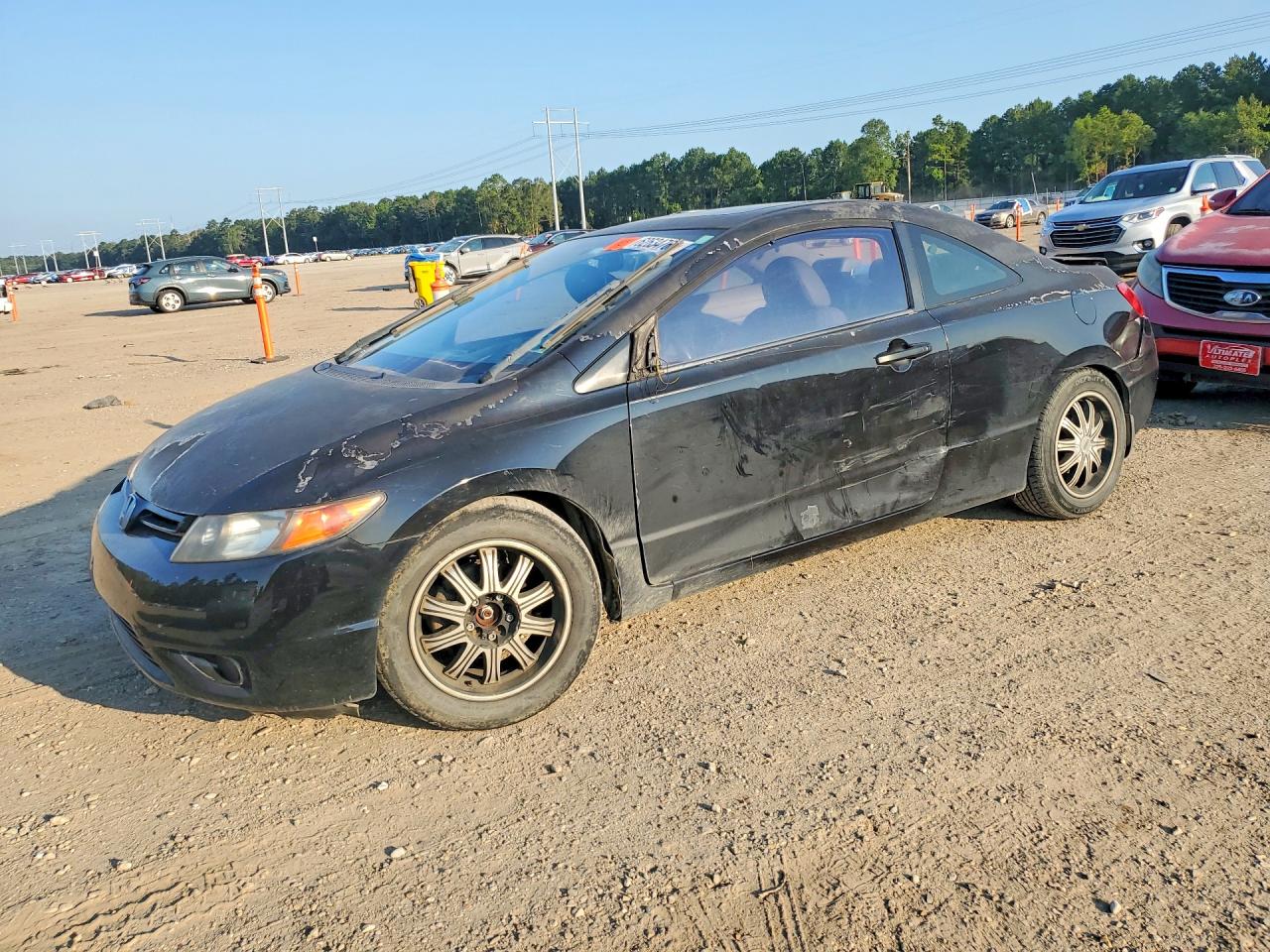 2008 Honda Civic Exl Black vin: 2HGFG12948H536918
