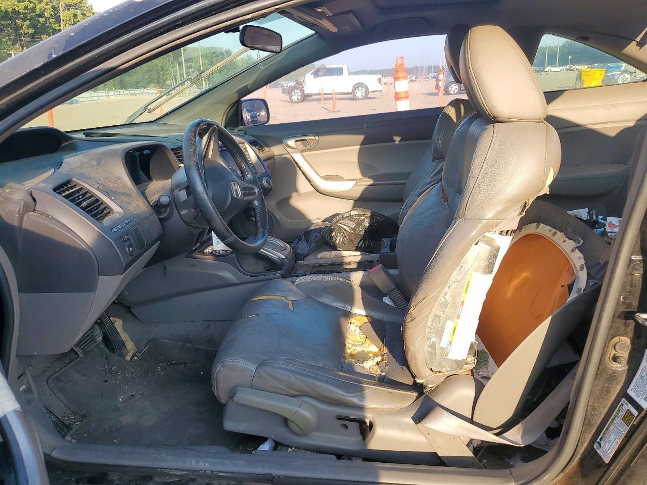 2008 Honda Civic Exl Black vin: 2HGFG12948H536918