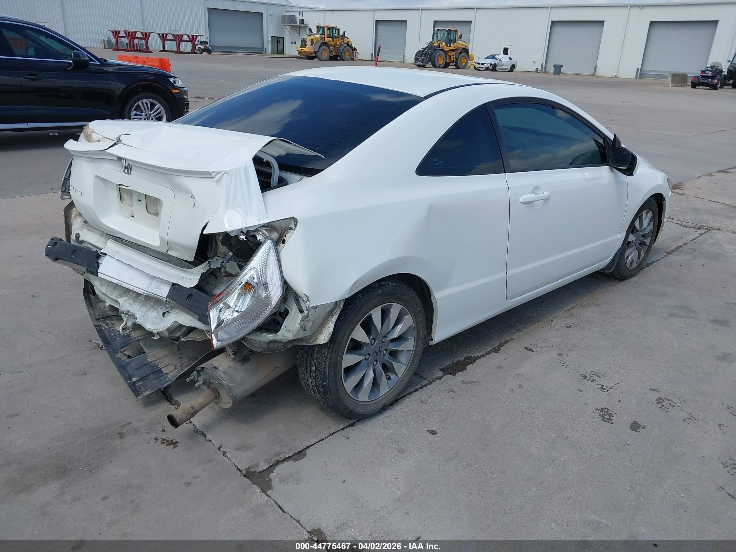 2009 Honda Civic Ex-l White vin: 2HGFG12949H519974