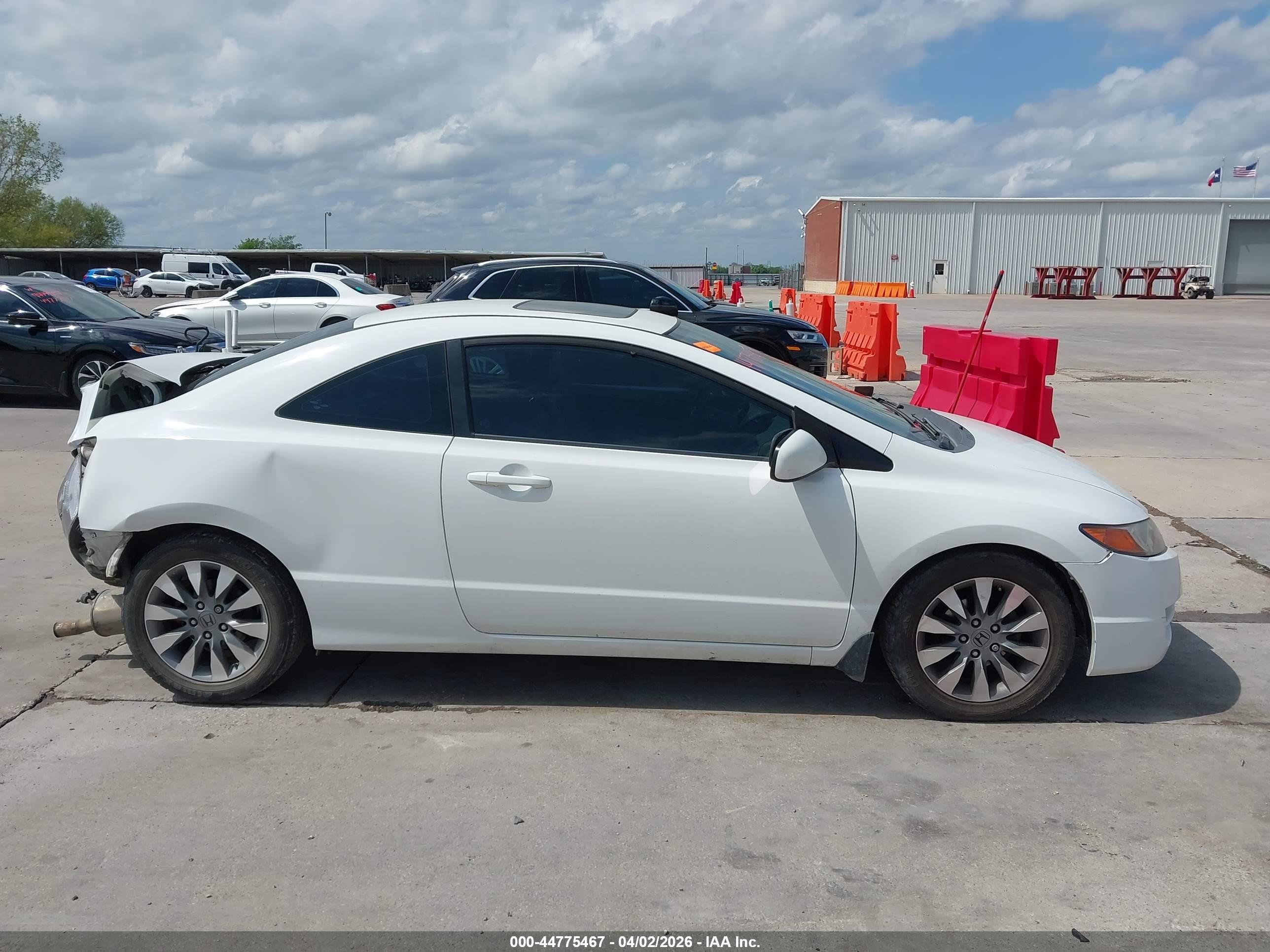 2009 Honda Civic Ex-l White vin: 2HGFG12949H519974