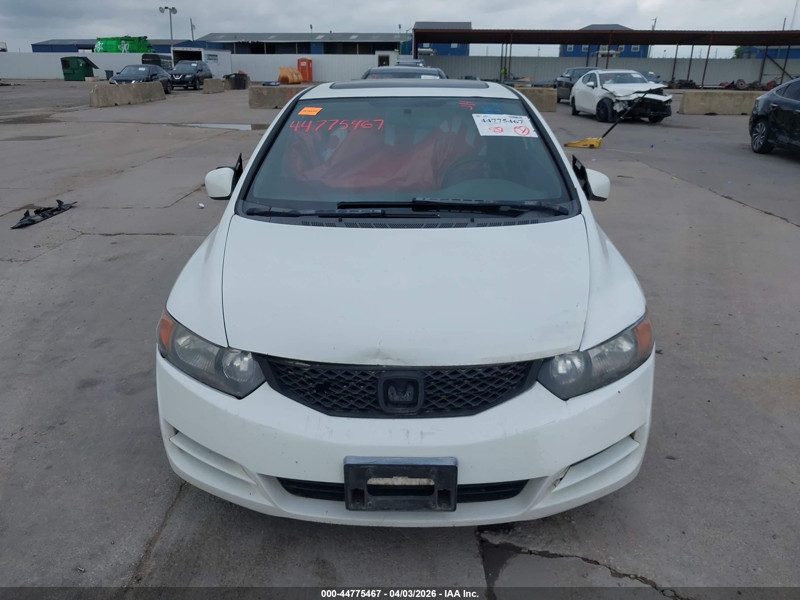 2009 Honda Civic Ex-l White vin: 2HGFG12949H519974
