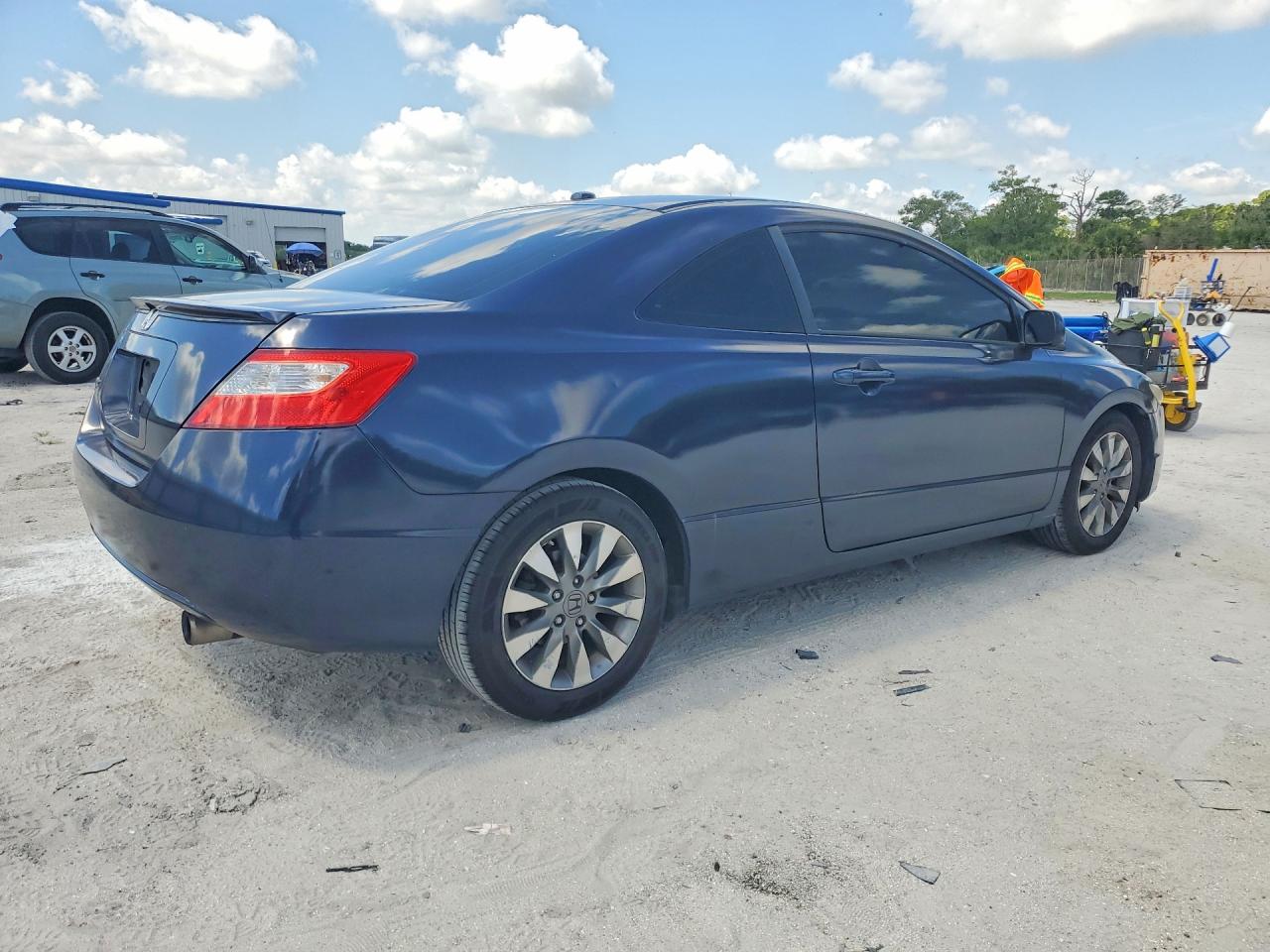 2009 Honda Civic Exl Blue vin: 2HGFG12949H533664