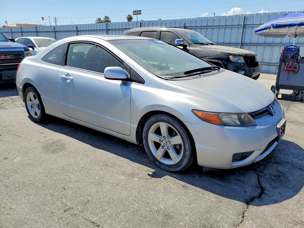 2008 Honda Civic Dx 2d Coupe Silver vin: 2HGFG12958H504575