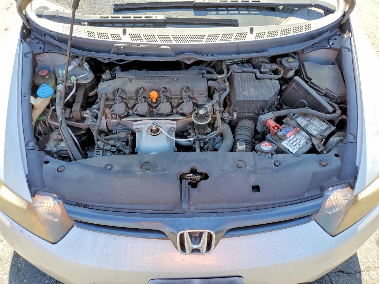 2008 Honda Civic Dx 2d Coupe Silver vin: 2HGFG12958H504575