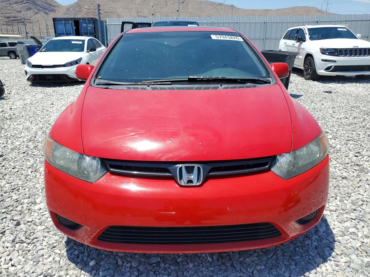 2008 Honda Civic Exl Red vin: 2HGFG12958H530822