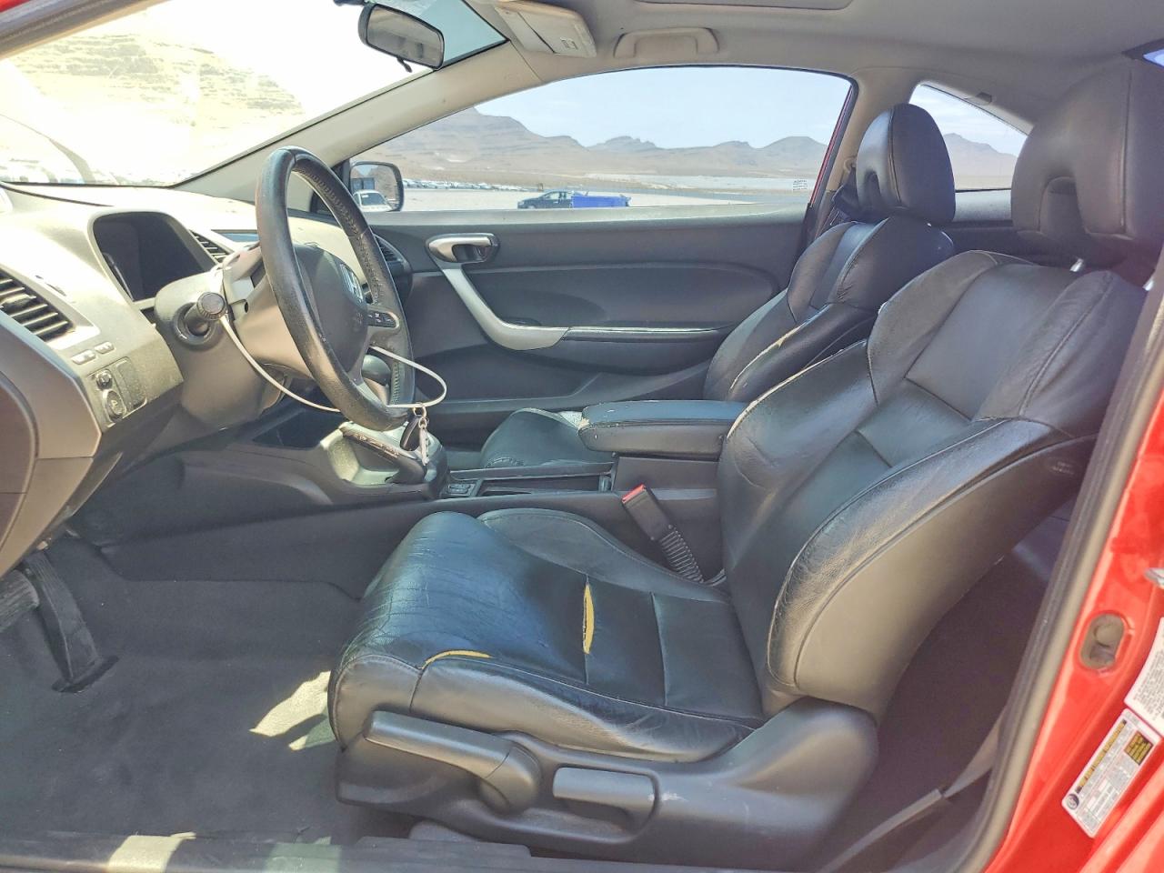 2008 Honda Civic Exl Red vin: 2HGFG12958H530822