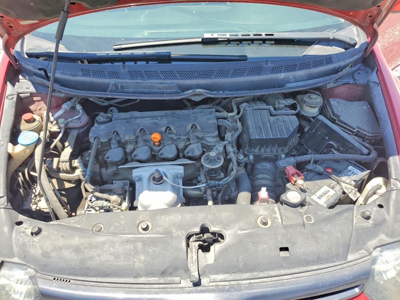 2008 Honda Civic Exl Red vin: 2HGFG12958H530822