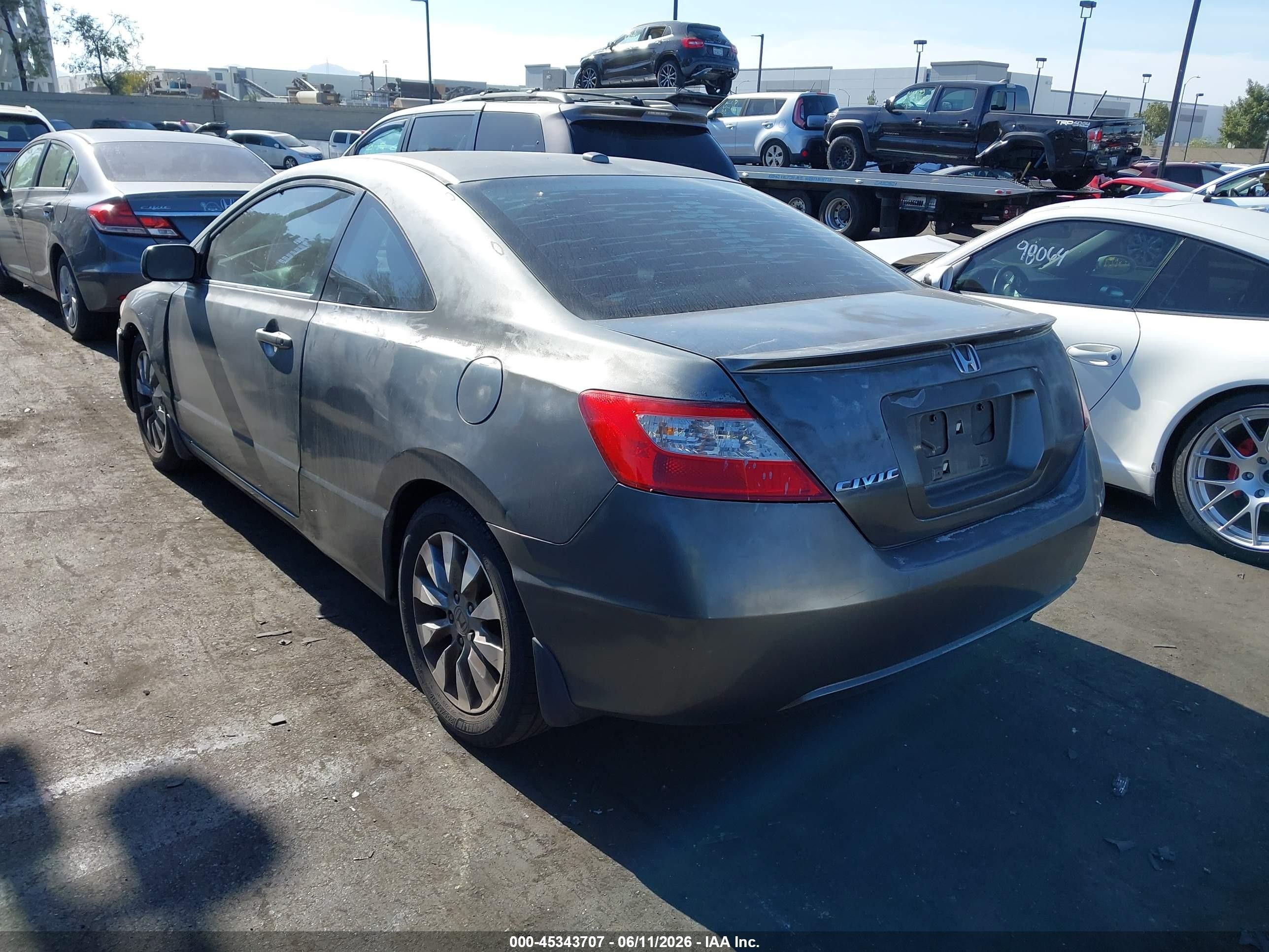 2009 Honda Civic Ex-l Gray vin: 2HGFG12959H515710