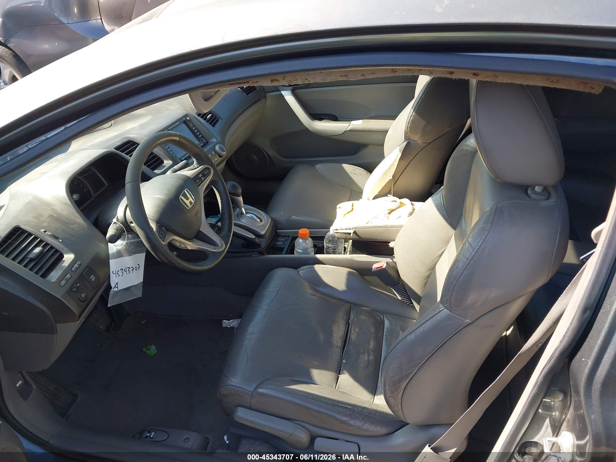 2009 Honda Civic Ex-l Gray vin: 2HGFG12959H515710