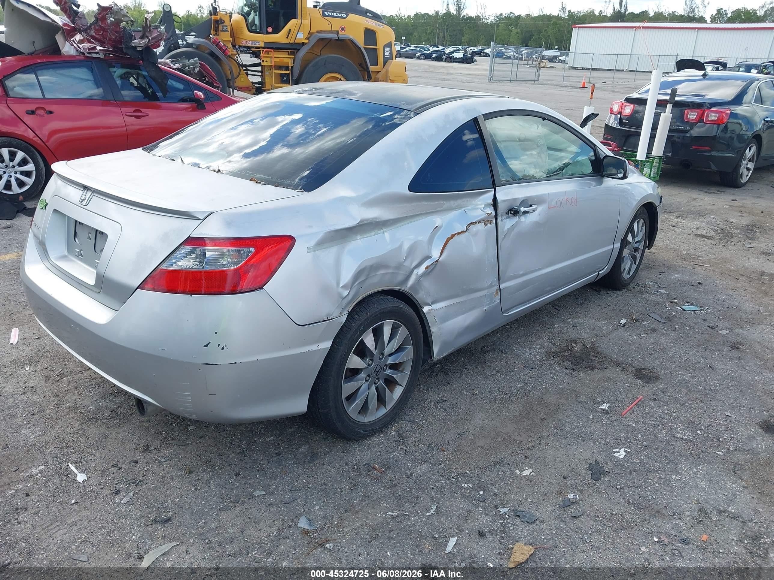 2009 Honda Civic Ex-l Silver vin: 2HGFG12959H526917