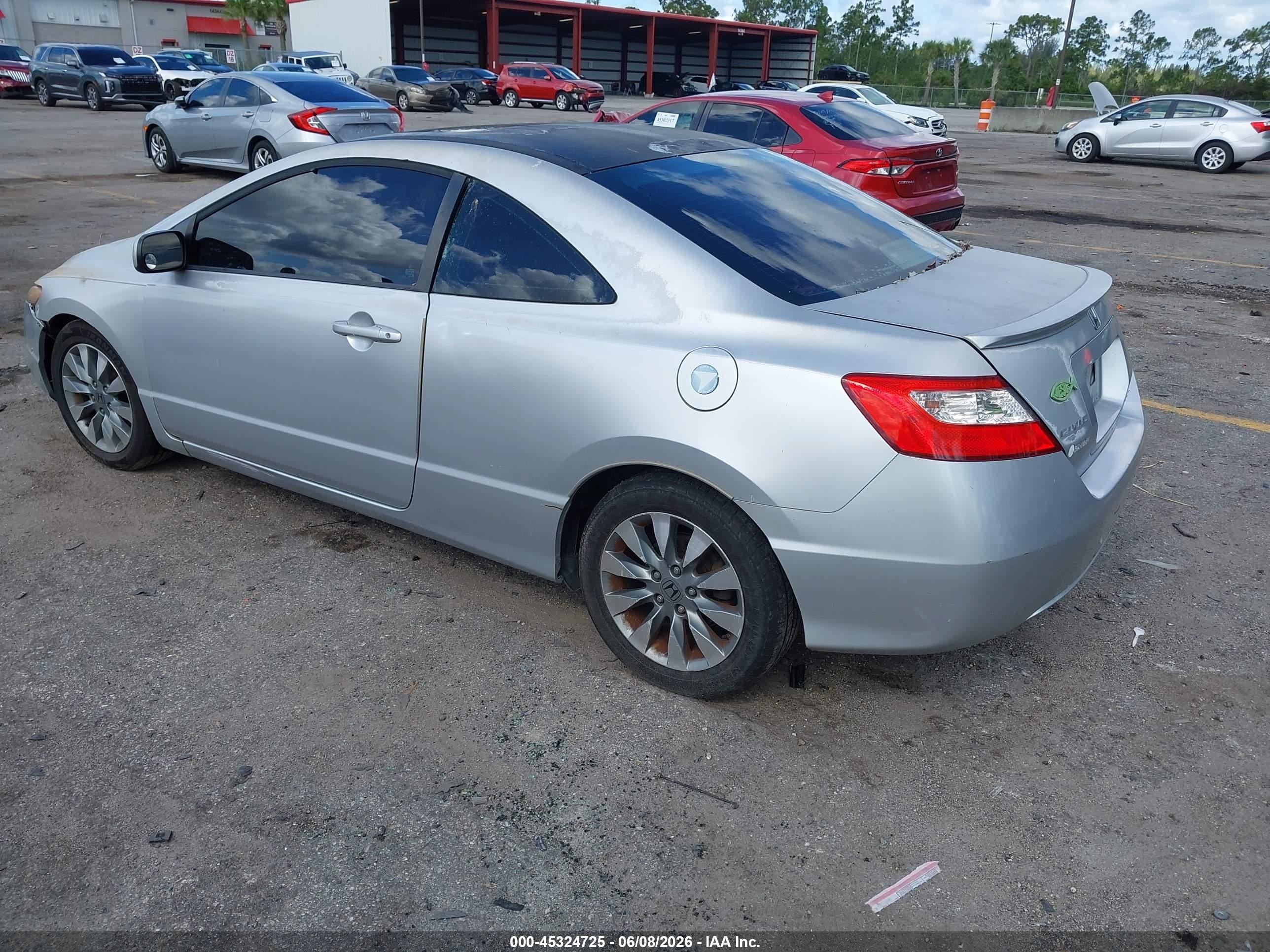 2009 Honda Civic Ex-l Silver vin: 2HGFG12959H526917