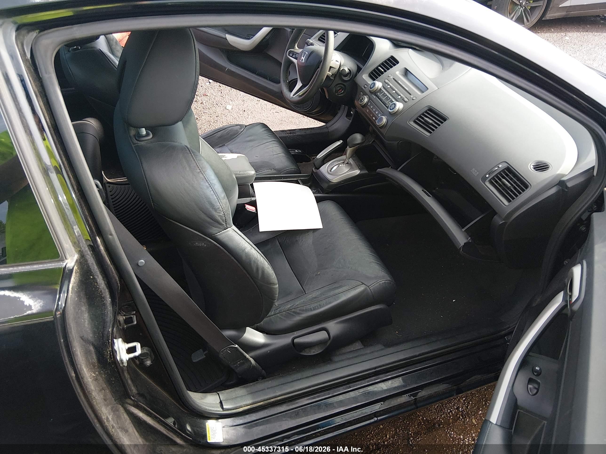 2008 Honda Civic Ex-l Black vin: 2HGFG12968H571640