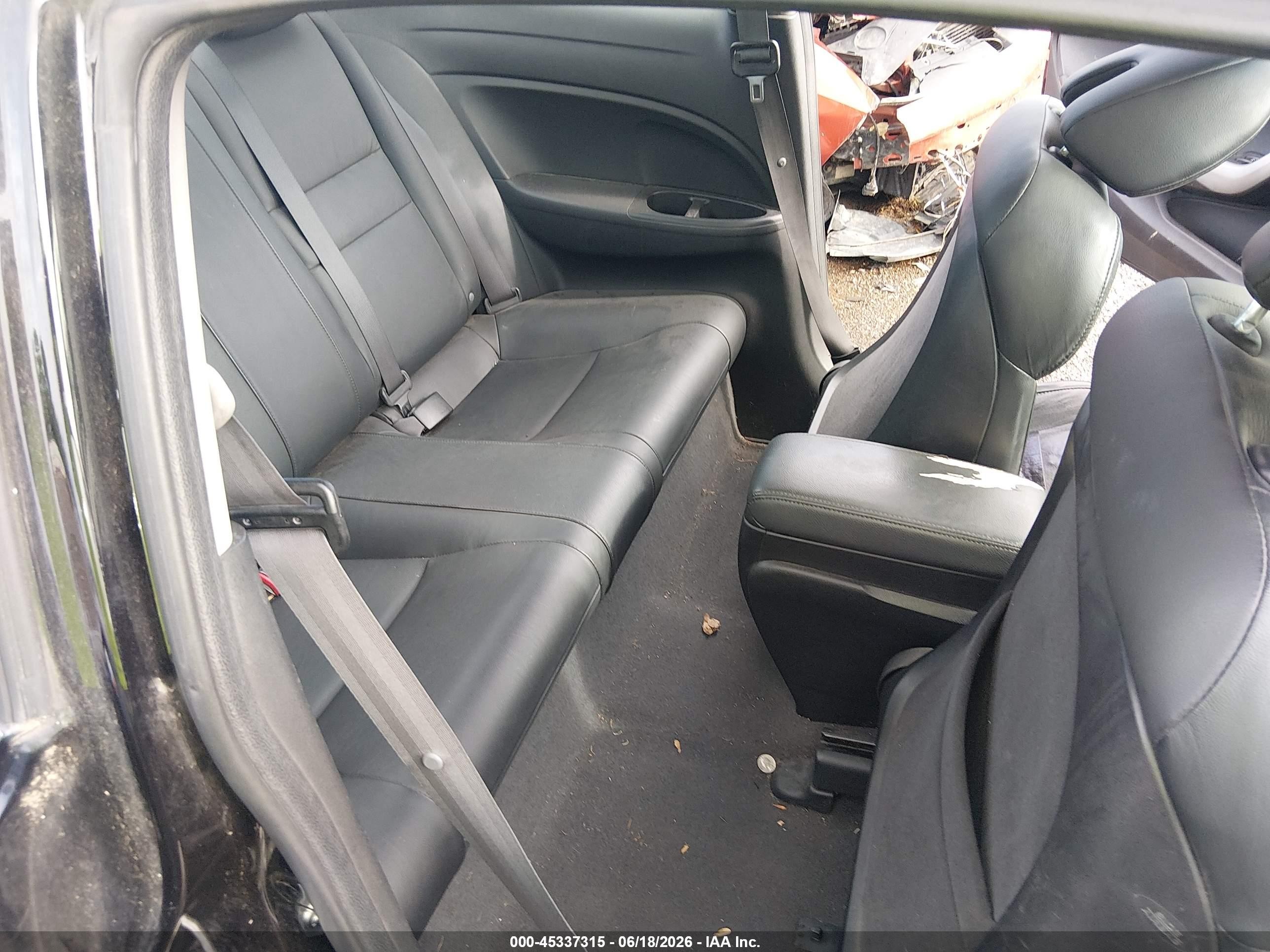 2008 Honda Civic Ex-l Black vin: 2HGFG12968H571640