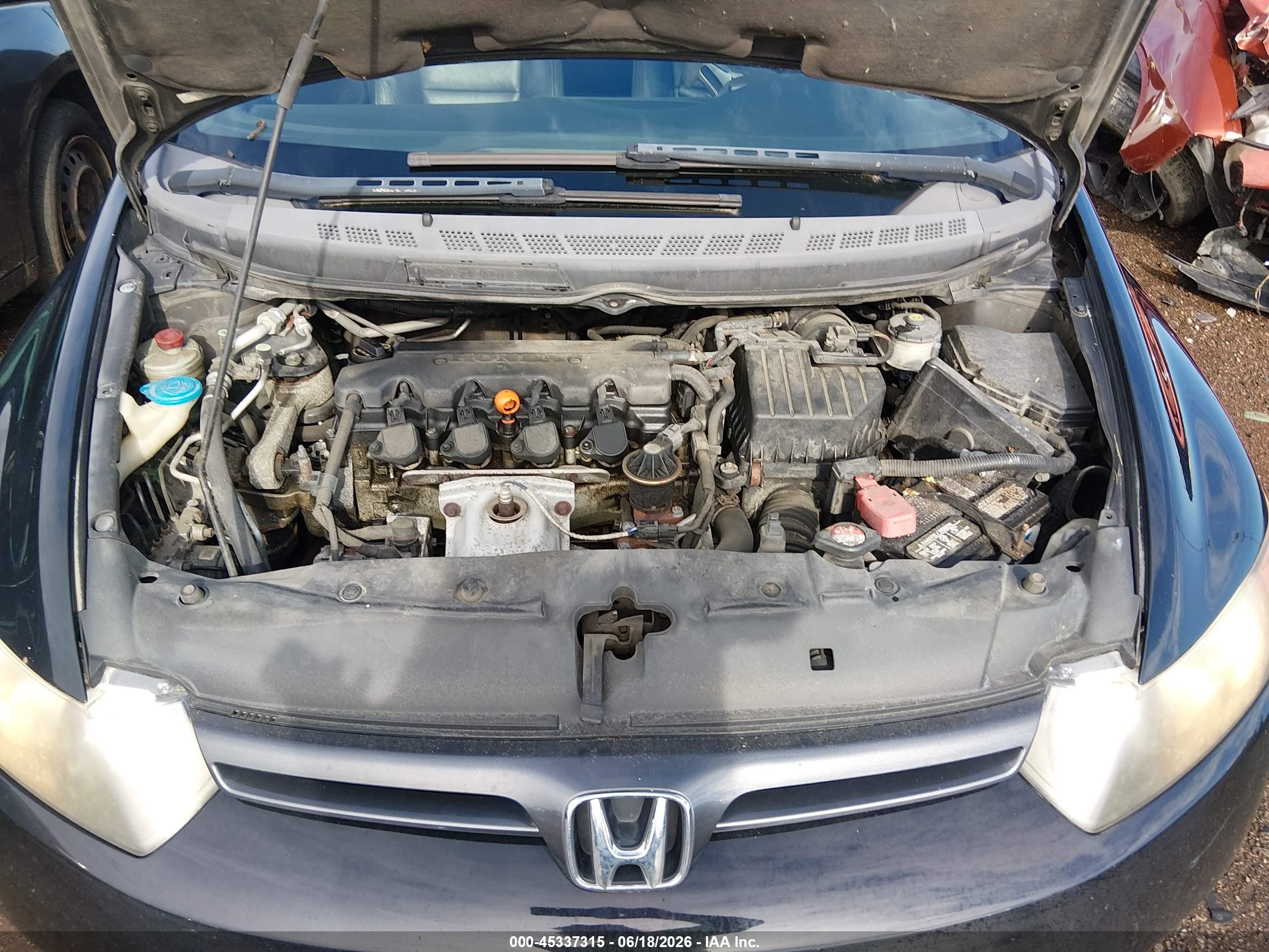 2008 Honda Civic Ex-l Black vin: 2HGFG12968H571640