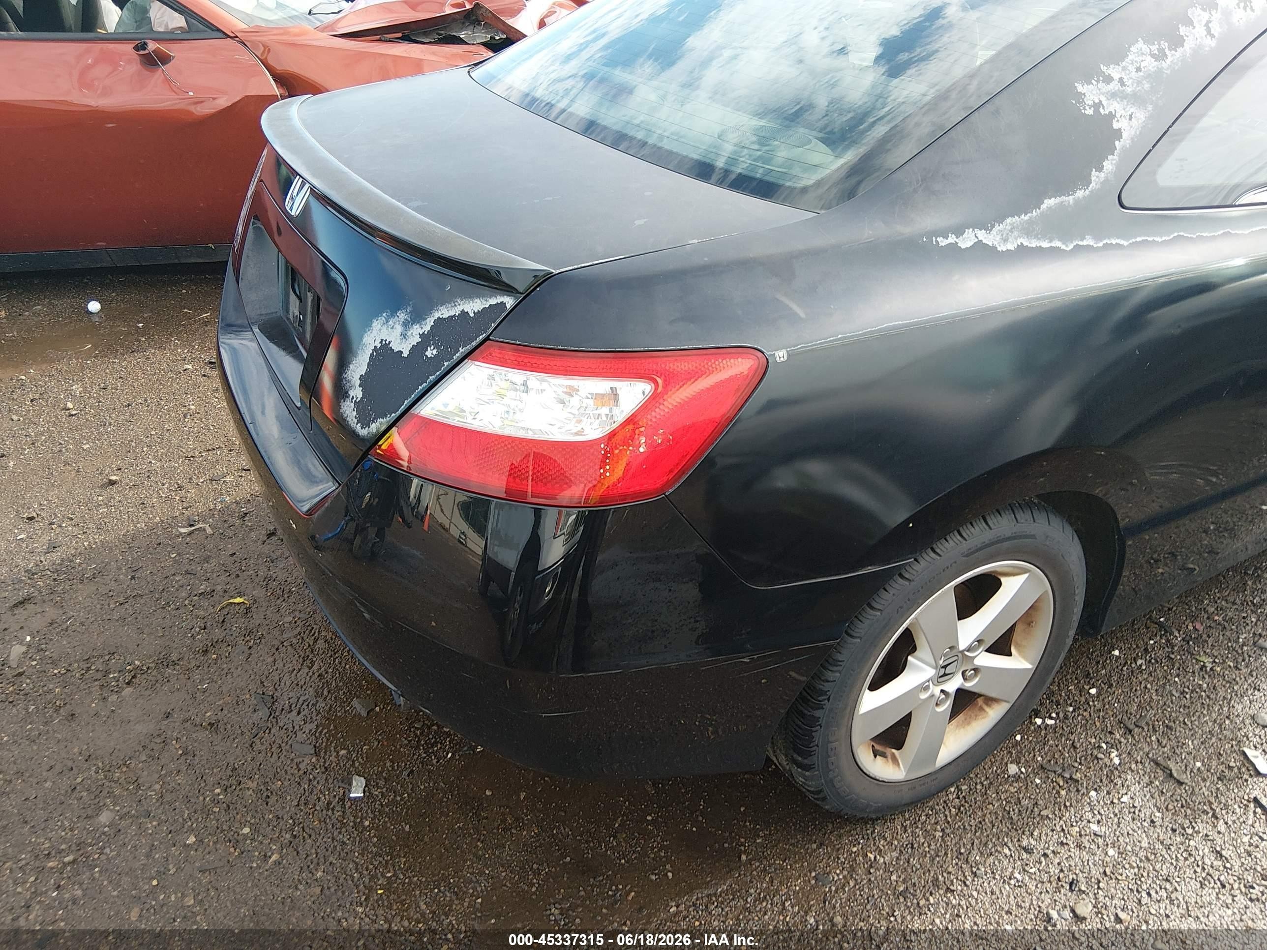 2008 Honda Civic Ex-l Black vin: 2HGFG12968H571640