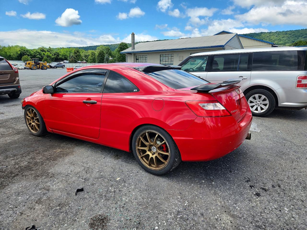 2009 Honda Civic Exl Red vin: 2HGFG12969H522911