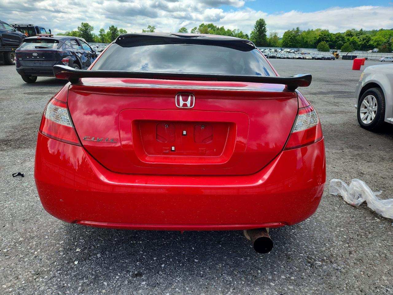 2009 Honda Civic Exl Red vin: 2HGFG12969H522911