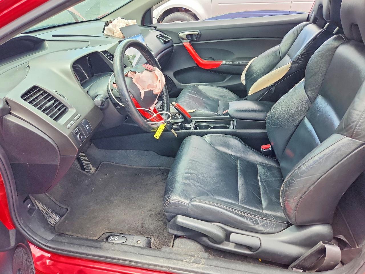 2009 Honda Civic Exl Red vin: 2HGFG12969H522911