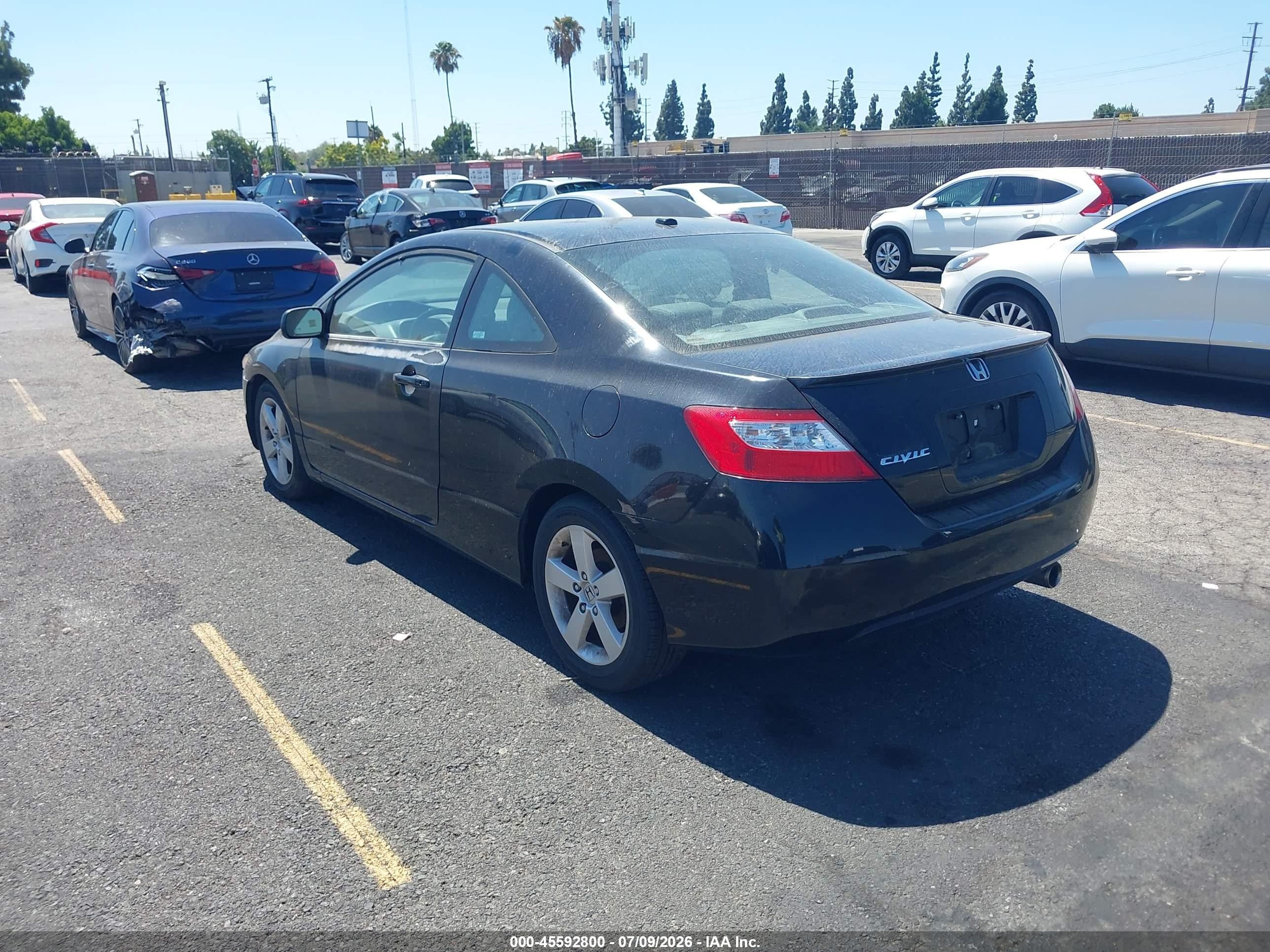 2008 Honda Civic Ex-l Black vin: 2HGFG12978H520471