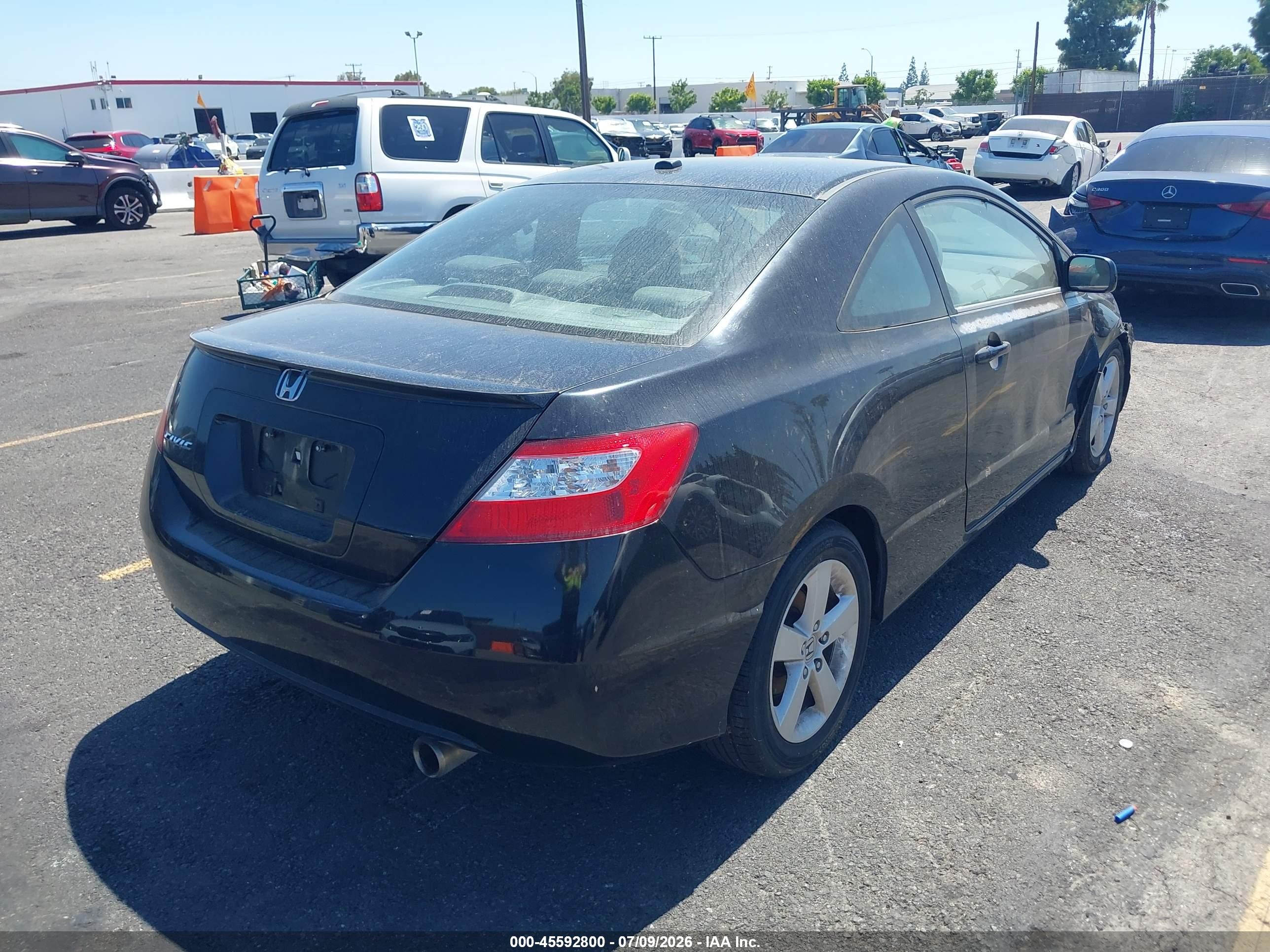 2008 Honda Civic Ex-l Black vin: 2HGFG12978H520471