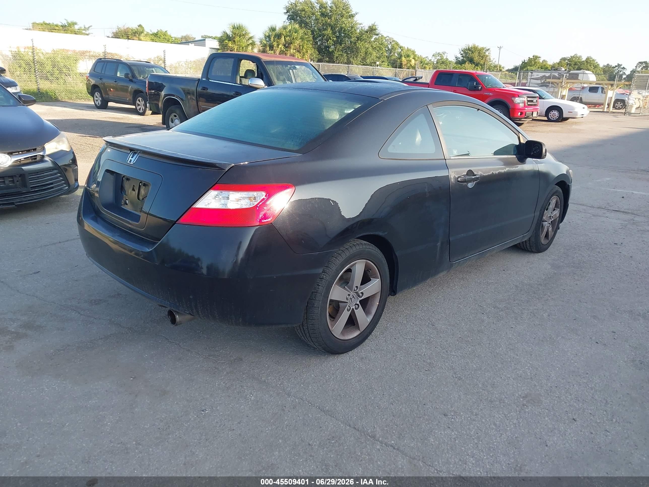 2008 Honda Civic Ex-l Black vin: 2HGFG12978H540316