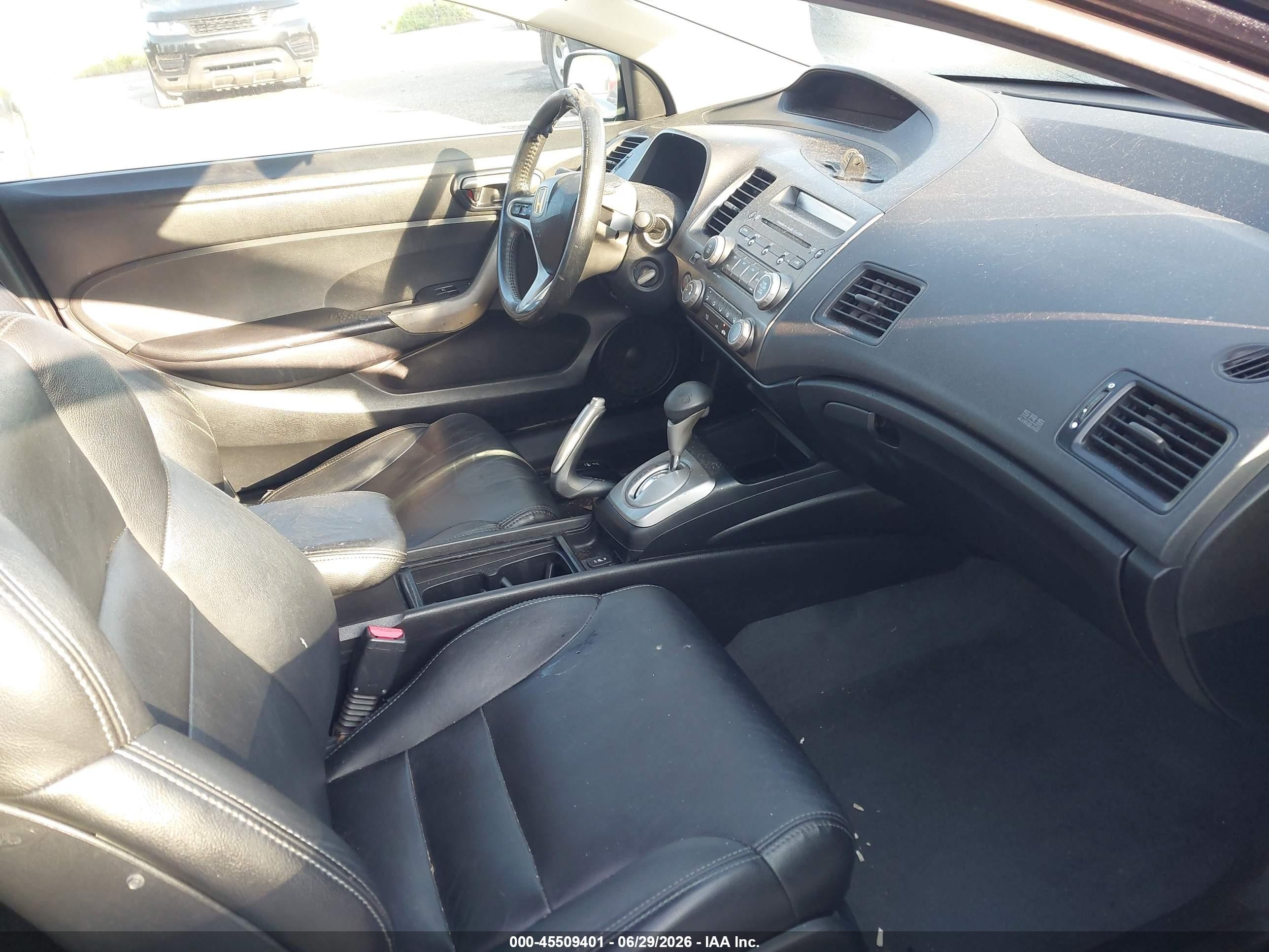2008 Honda Civic Ex-l Black vin: 2HGFG12978H540316