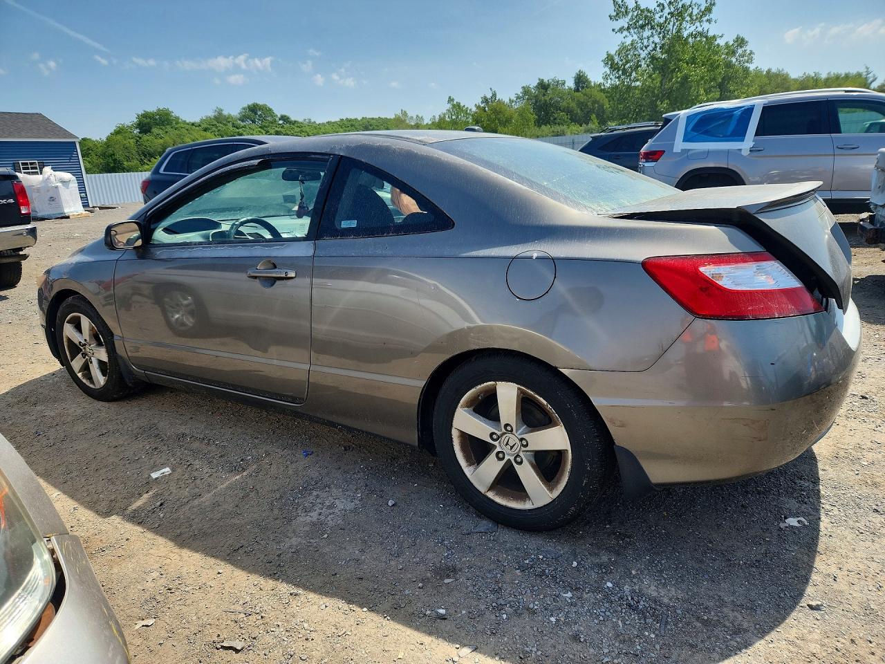 2008 Honda Civic Exl Brown vin: 2HGFG12988H526442
