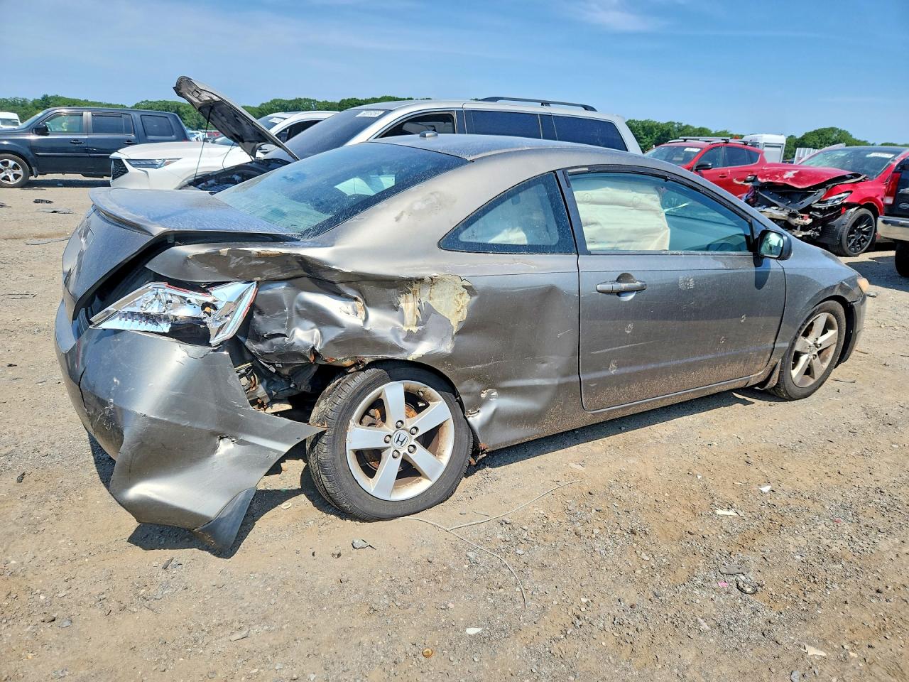 2008 Honda Civic Exl Brown vin: 2HGFG12988H526442