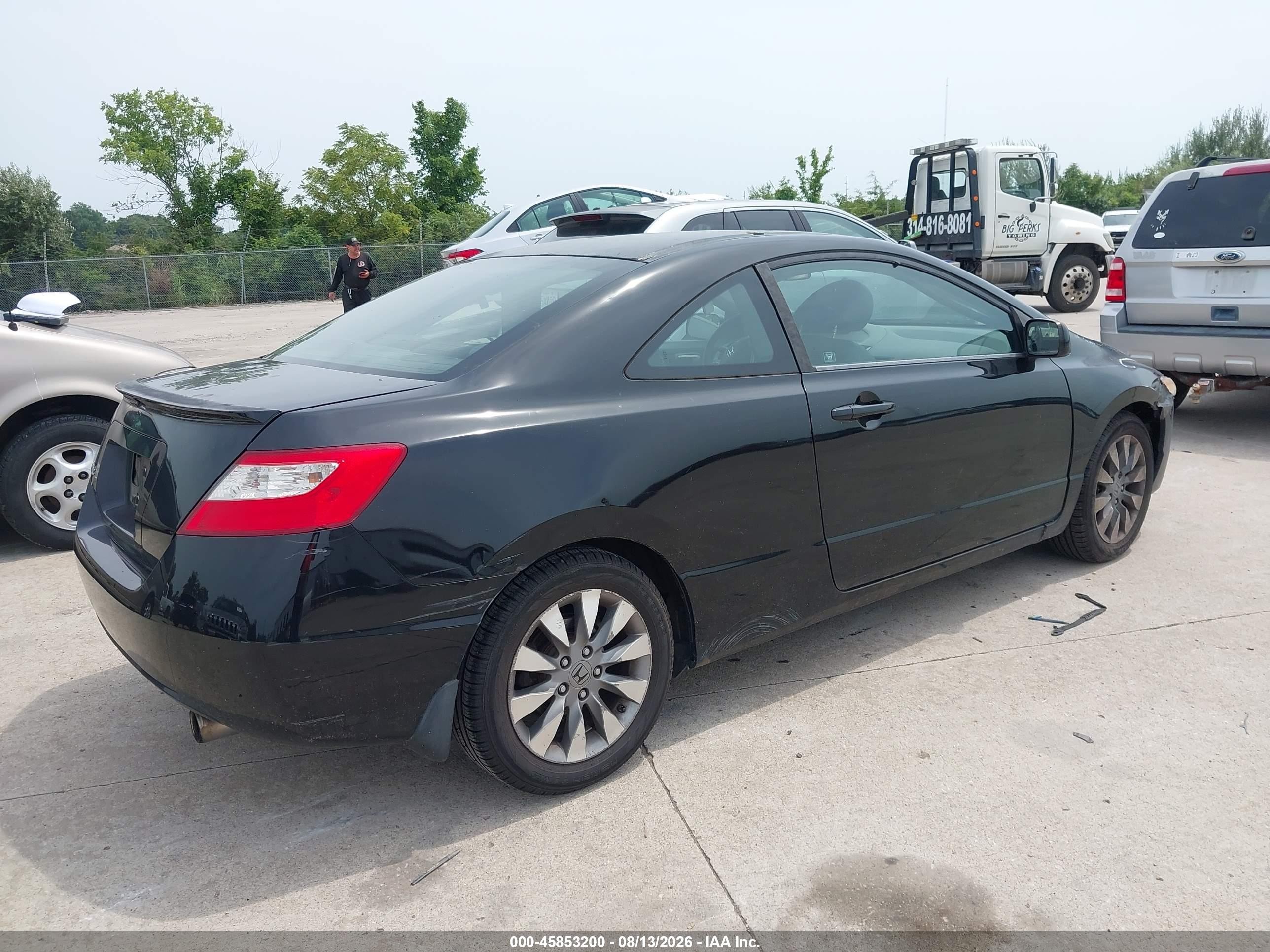 2009 Honda Civic Ex-l Black vin: 2HGFG12989H526846